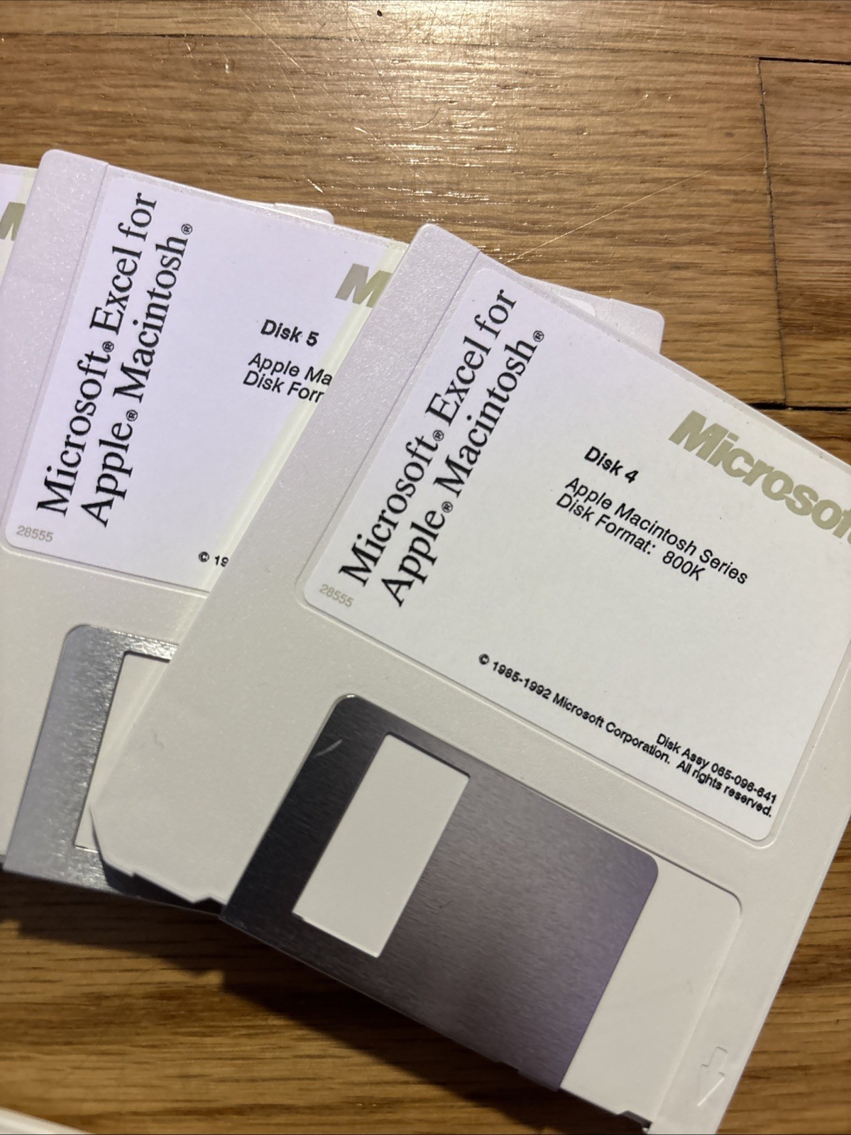 Vintage 1992 Microsoft Excel for Apple Macintosh 4.0 (7-Disk)