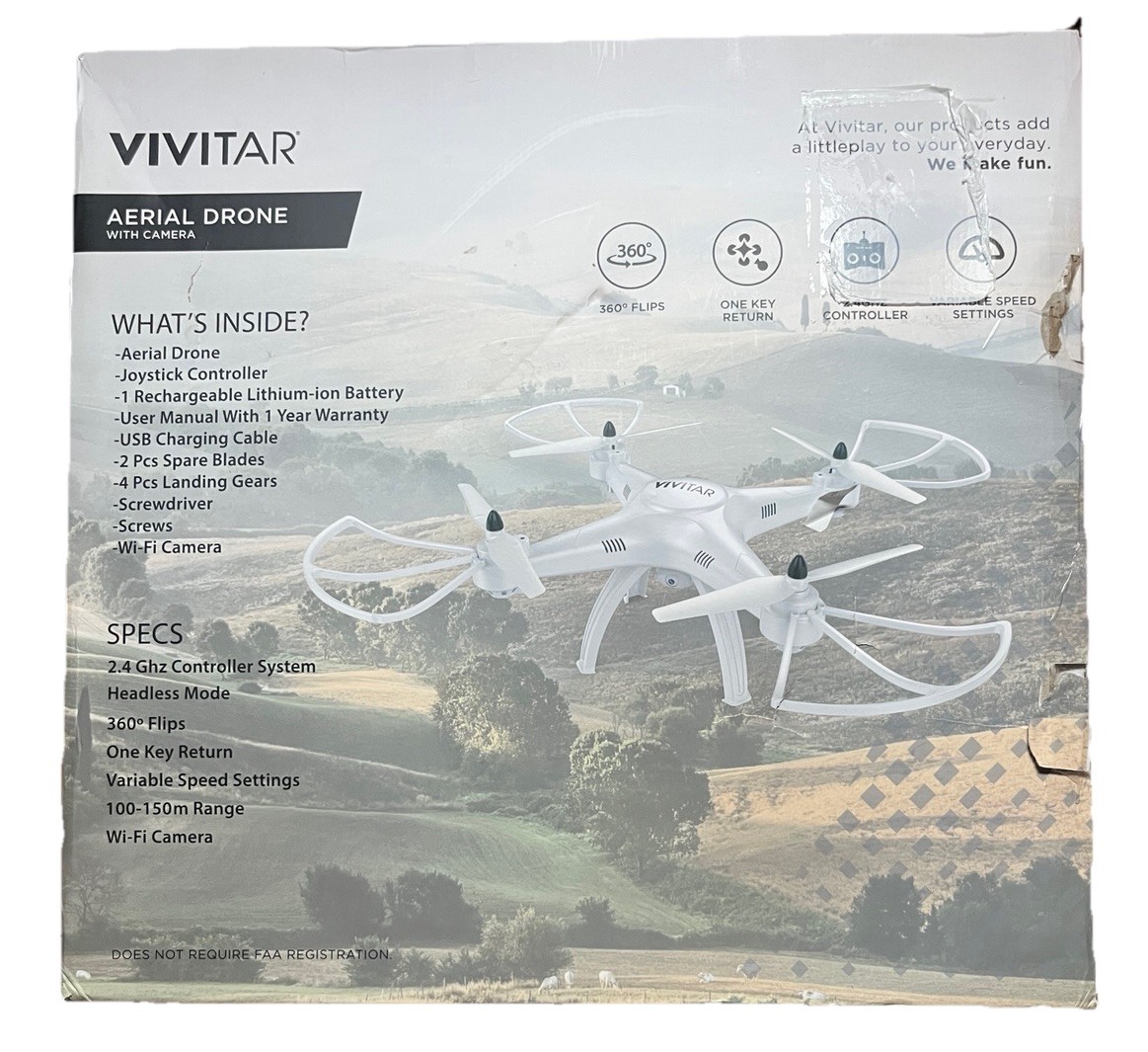 VIVITAR Sky’s The Limit Aerial Drone with Camera & Remote Control