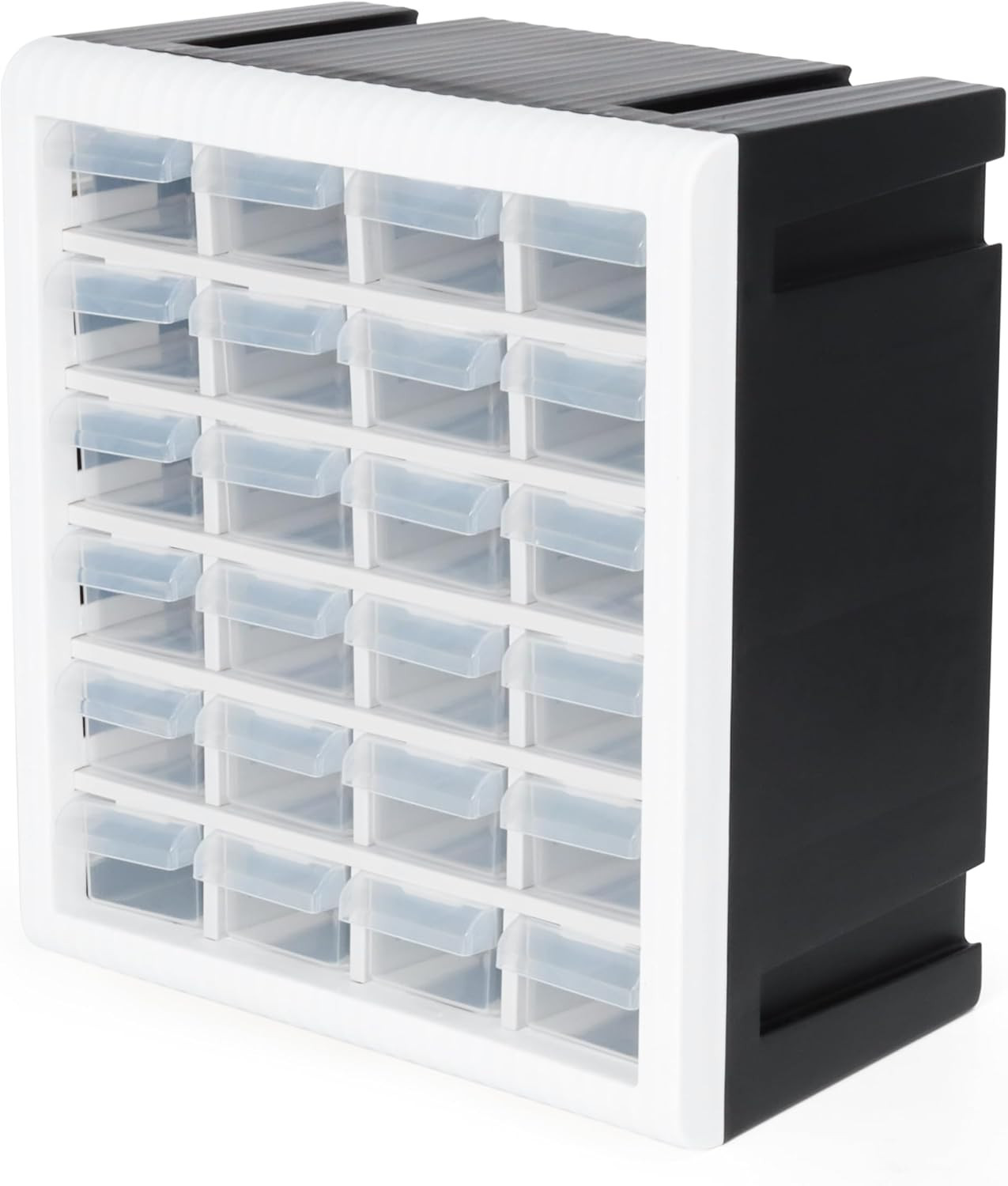 24-Drawer Plastic Parts Organizer for Tools, Screws, and Small Components
