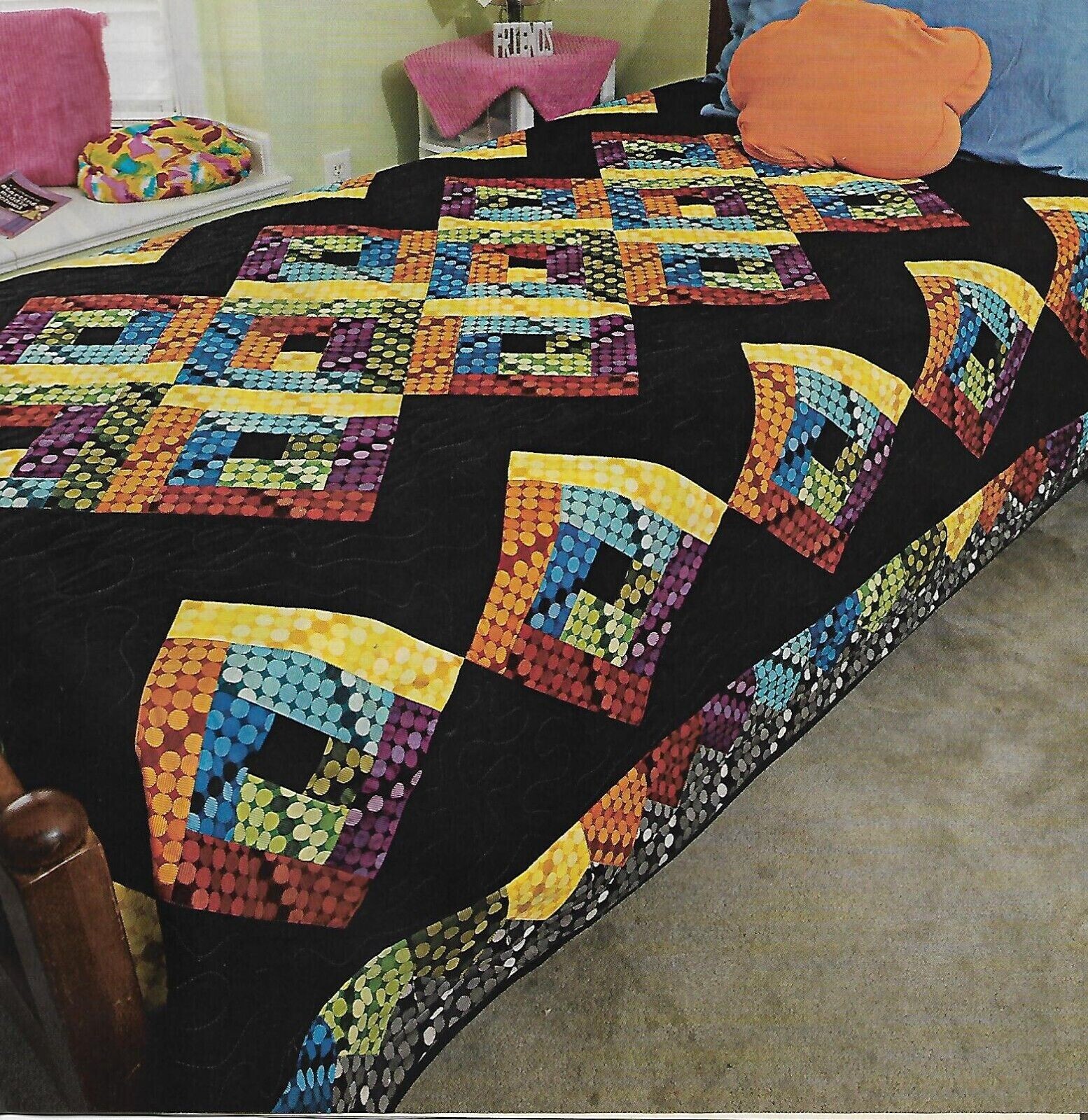 Lotsa Dots Quilt quilting pattern instructions