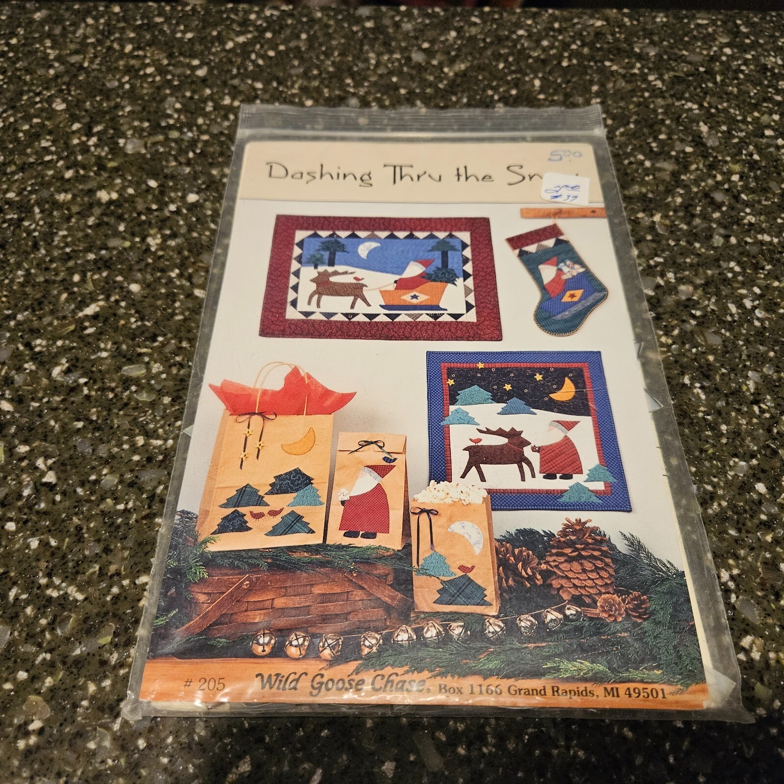 Dashing Thru The Snow Quilt Pattern Stocking Wild Goose Chase #205
