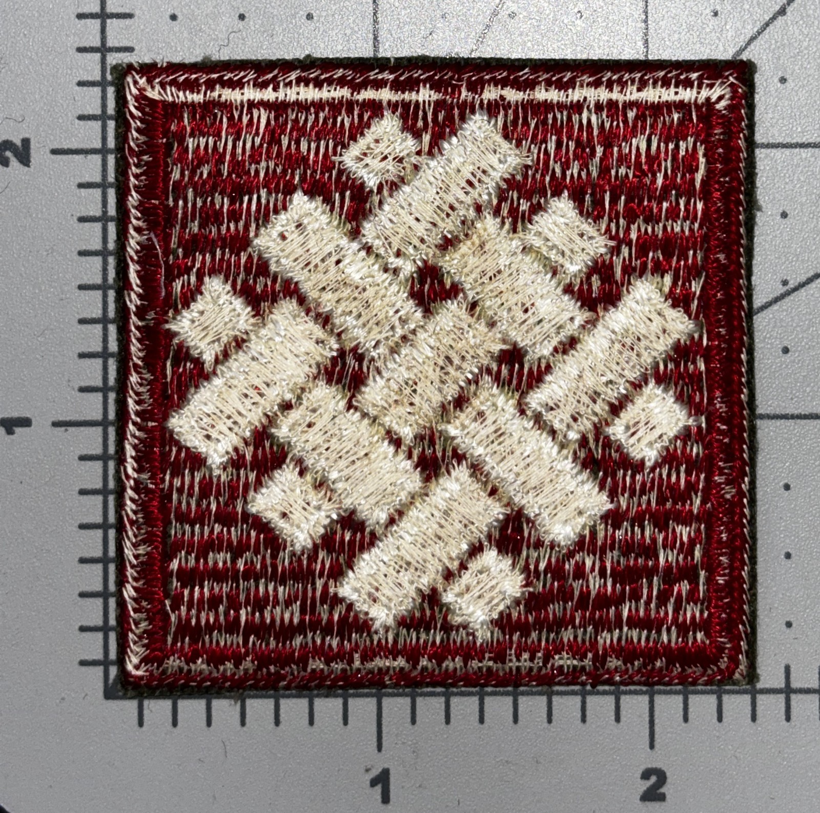 WW 2 US Army 6th Army Group Patch Inv# K8895 Variation 2