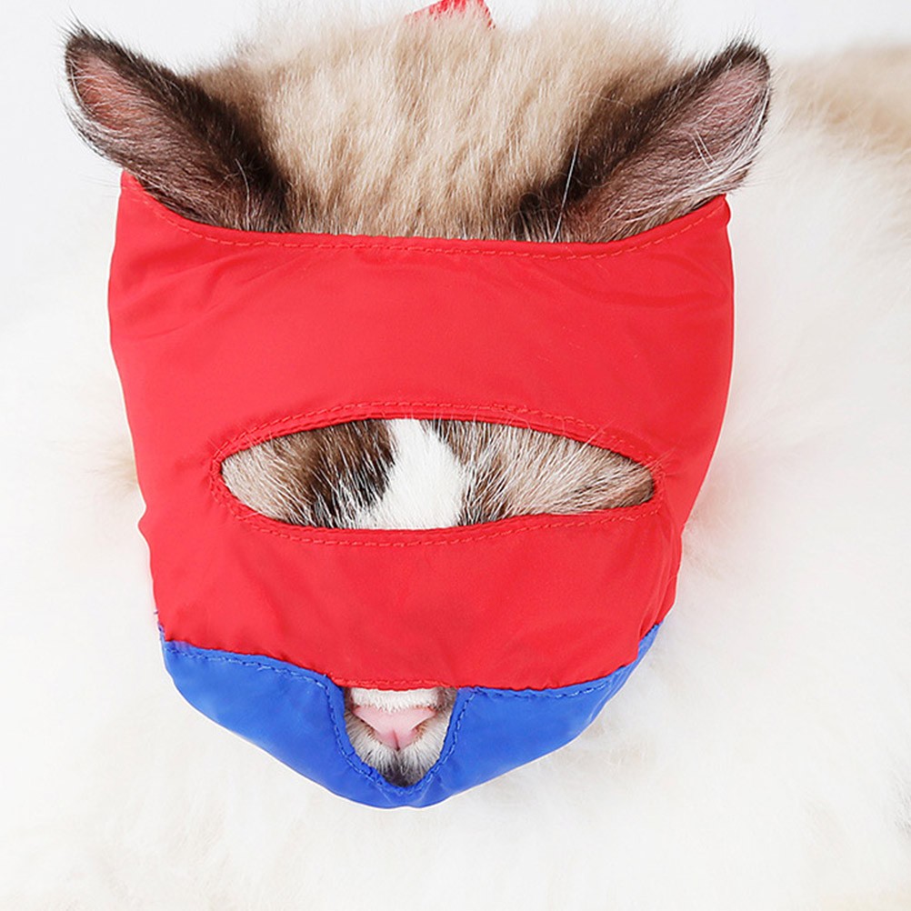 Cat Grooming Nail Trimming Muzzle Calming Products Anti Bite Muzzles