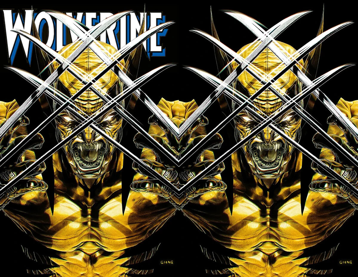 WOLVERINE #1 JOHN GIANG NEGATIVE BLEED EXCLUSIVE TD /VIRGIN SET - 1000 PRINTED