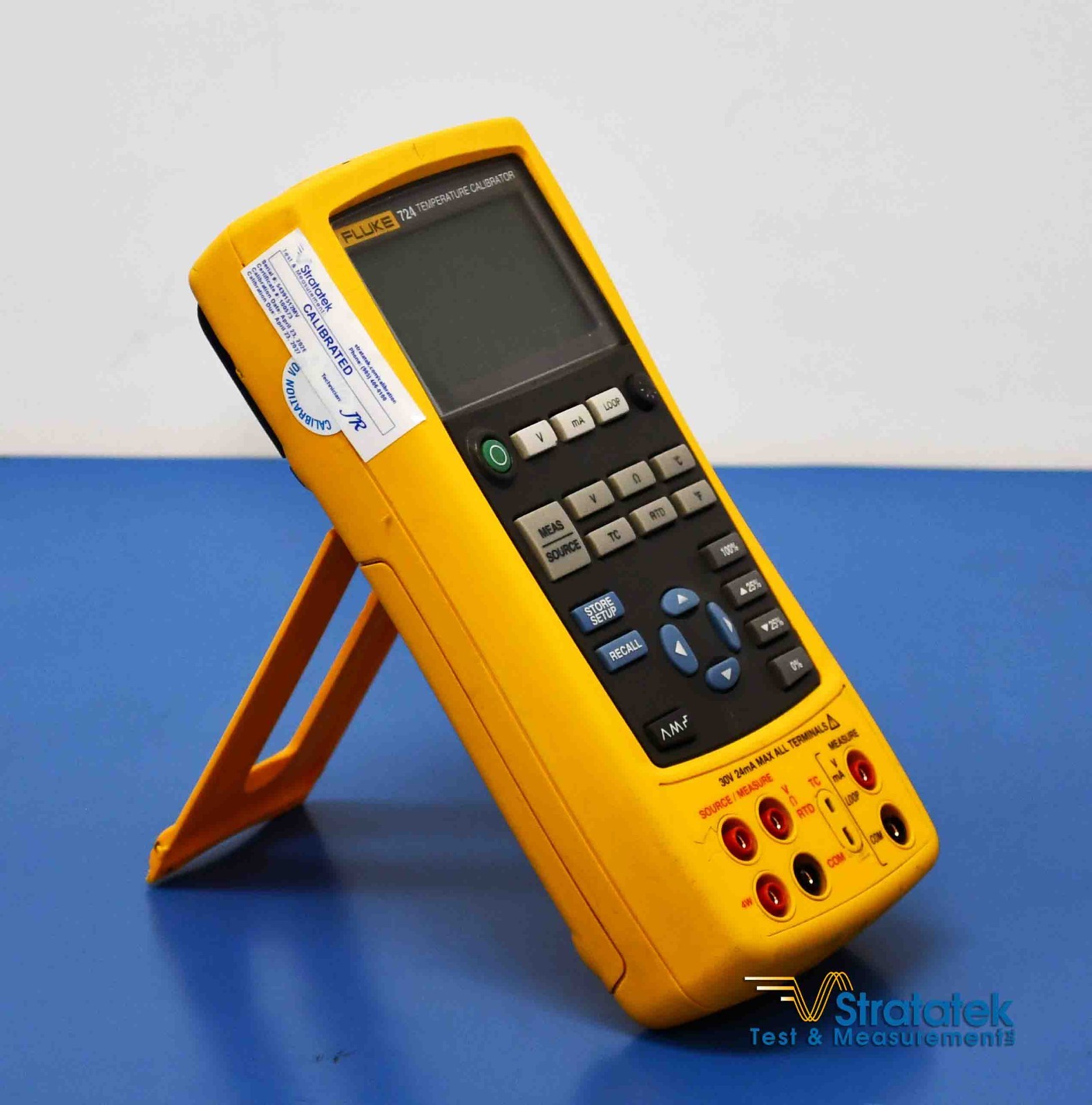 Fluke 724 Process and Temperature Calibrator NIST Calibrated with Data