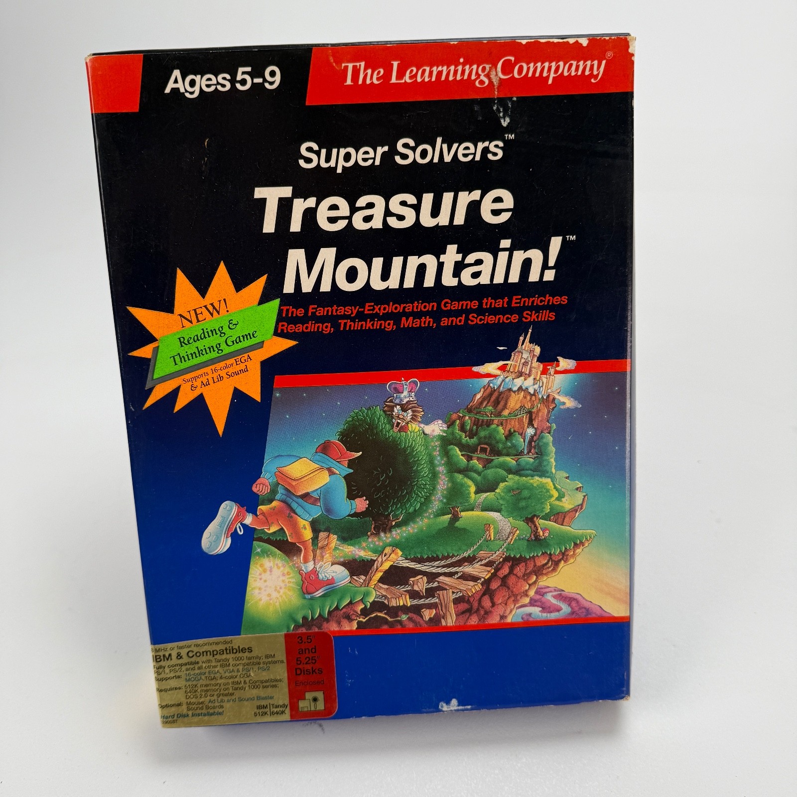 The Learning Co. Super Solvers Treasure Mountain IBM 19003 - Not Original Disks