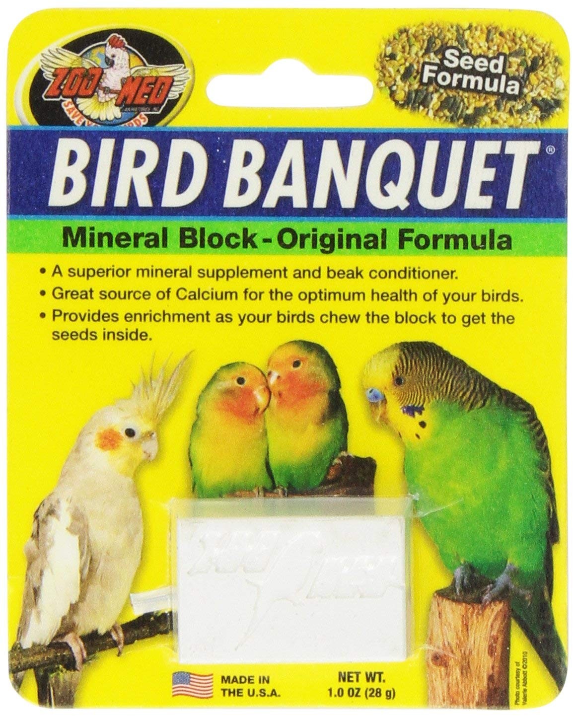 Zoo Med Labs Supplement Bird Banquet Block Small Healthy - 6 Pack