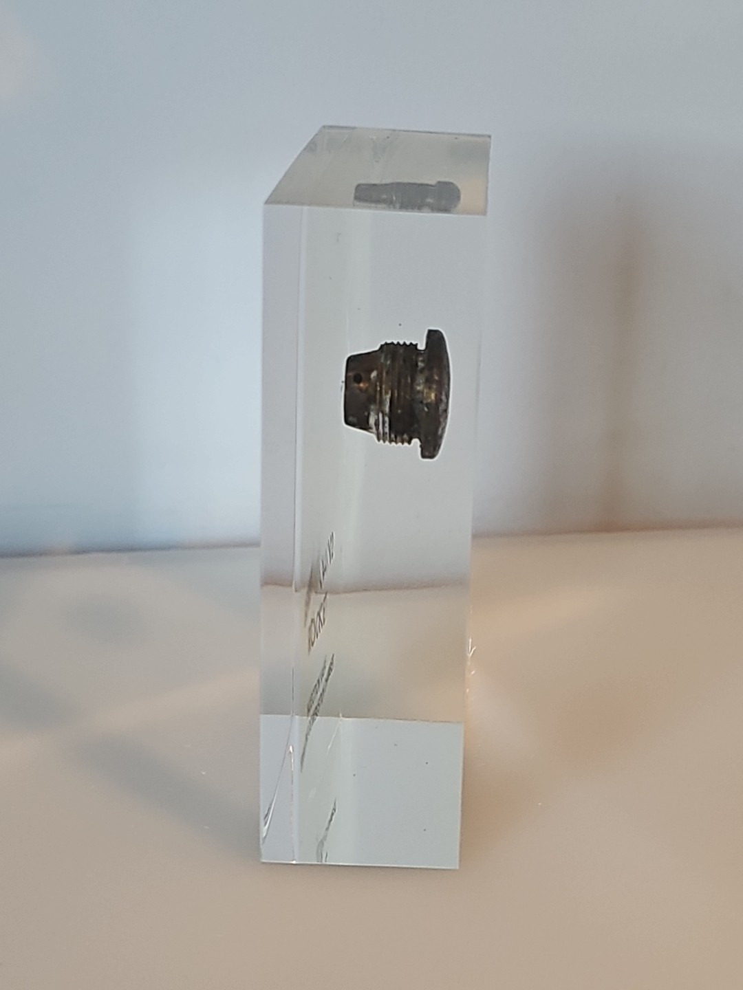 German A4/V2 Rocket Injection Valve From Combustion Chamber Fragment Certificate