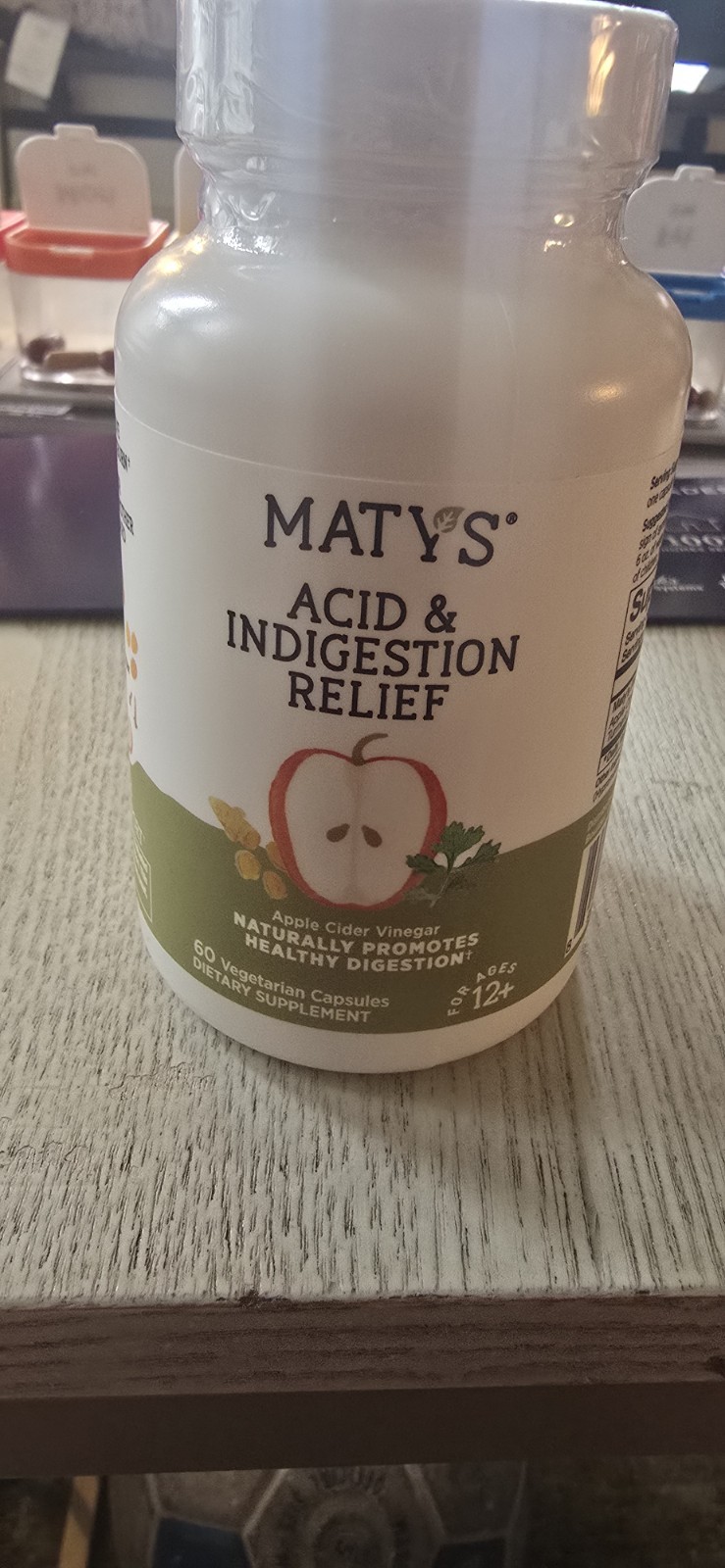 Matys Acid INDIGESTION RELIEF Caps 60 Capsules