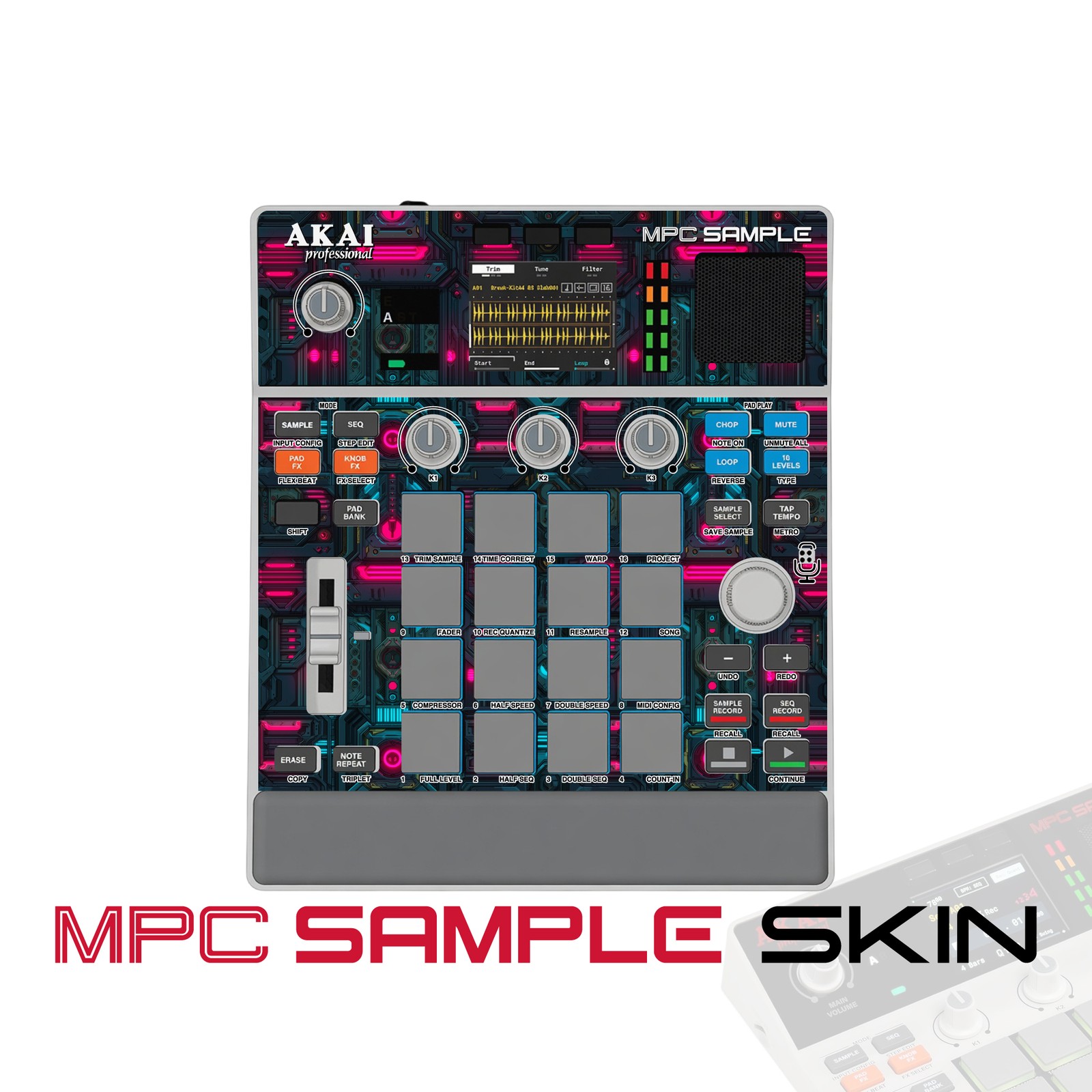 Akai MPC Sample Skin / design1_AB2