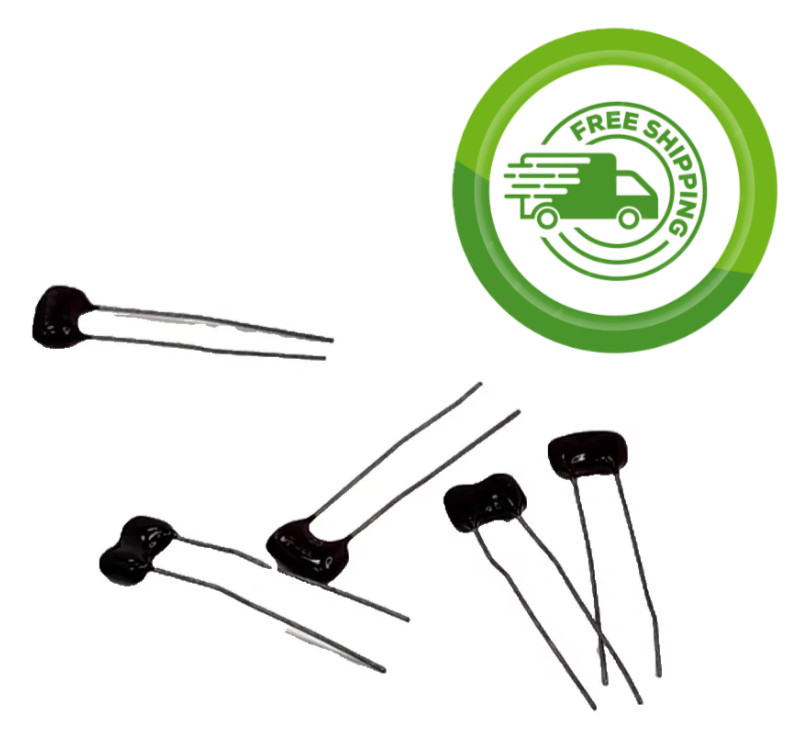 (5x) 330pF - 500VDC - Cornell Silvered Mica Capacitors +/- 5% CD15FD331J03