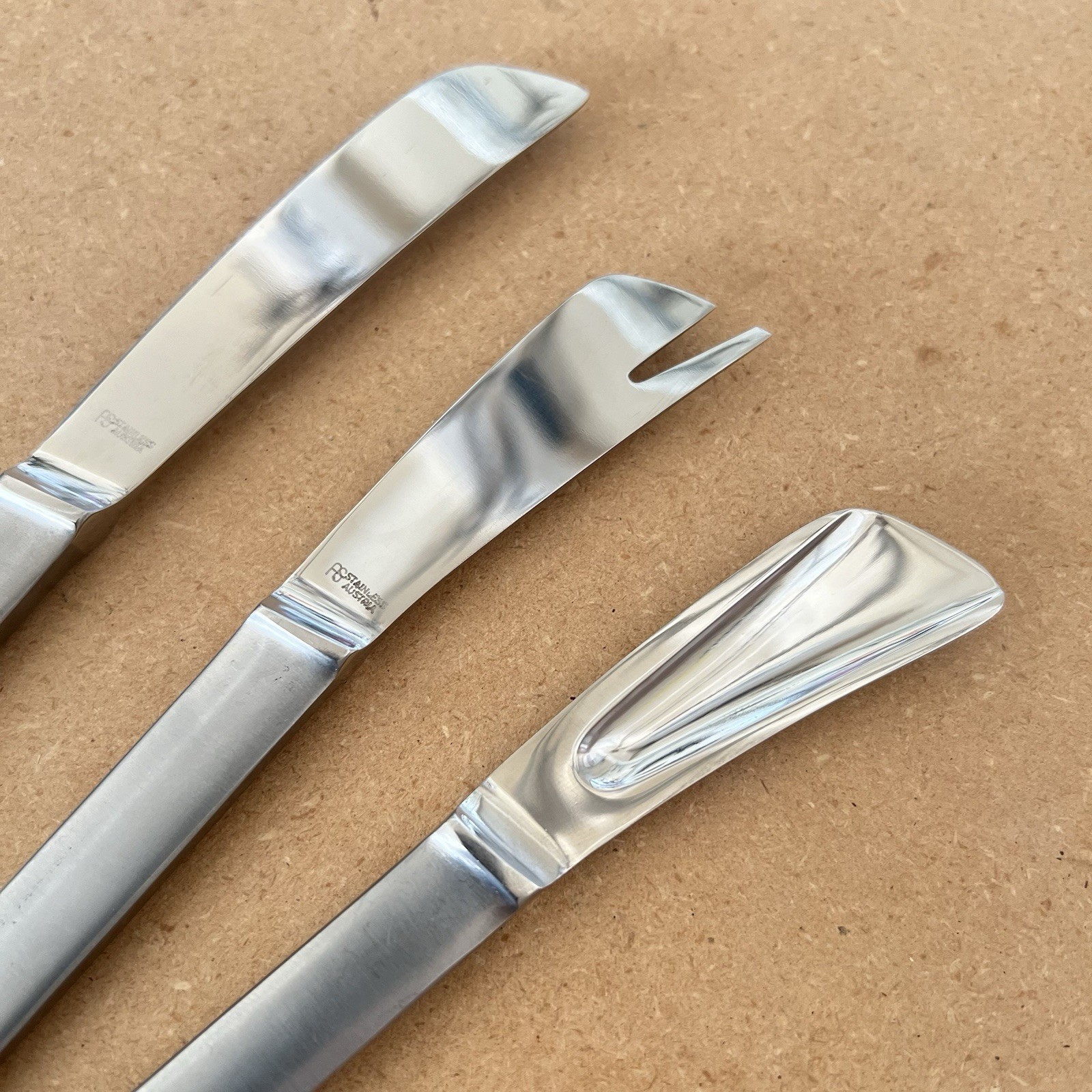 Delmonico Snack Set by ARTHUR SALM ~ VINTAGE Jam Spoon Cheese Knife Butter Knife