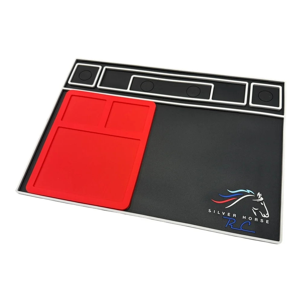 SHRC SH0263-R RC PIT MAT V2 INCLUDES NESTING HIGH HEAT SOLDER MAT: RED