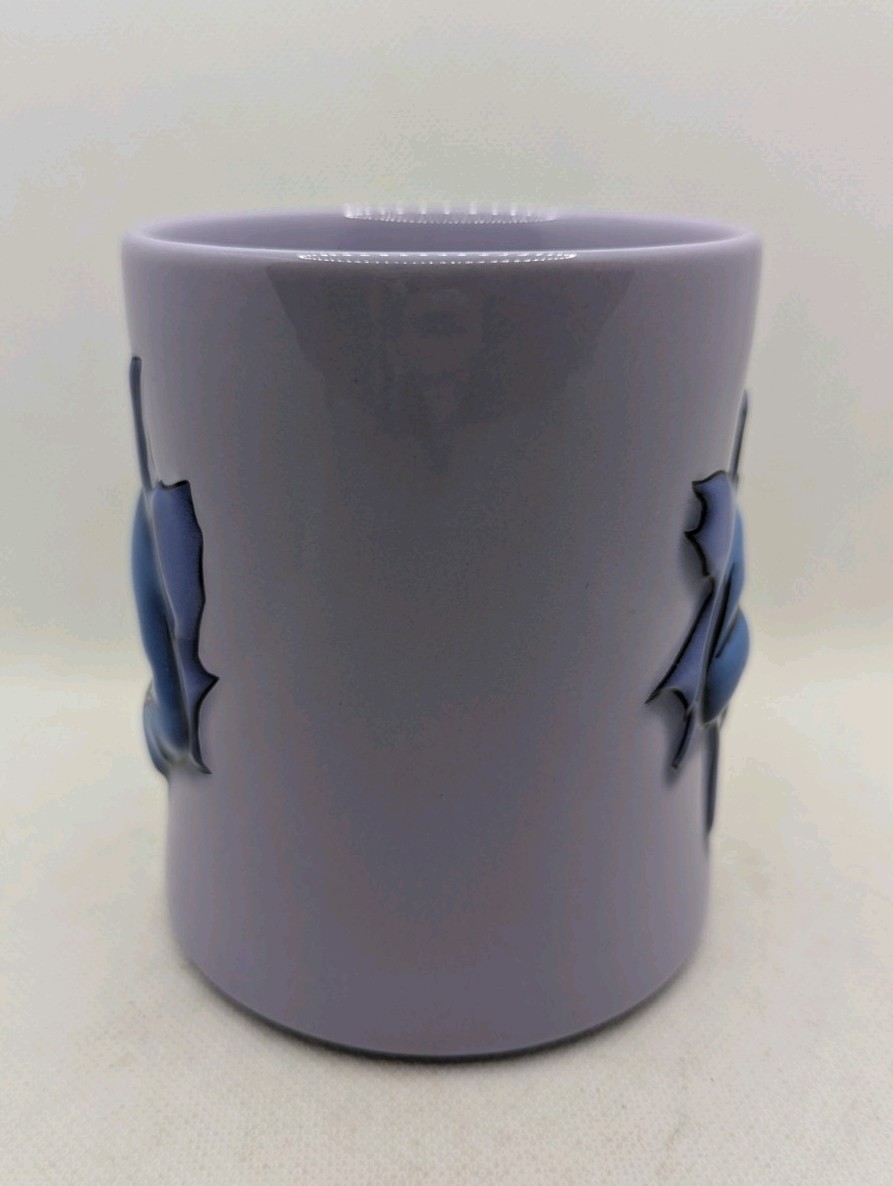 Disney Store Eeyore Mug Large 3D Embossed Purple Official Winnie the Pooh
