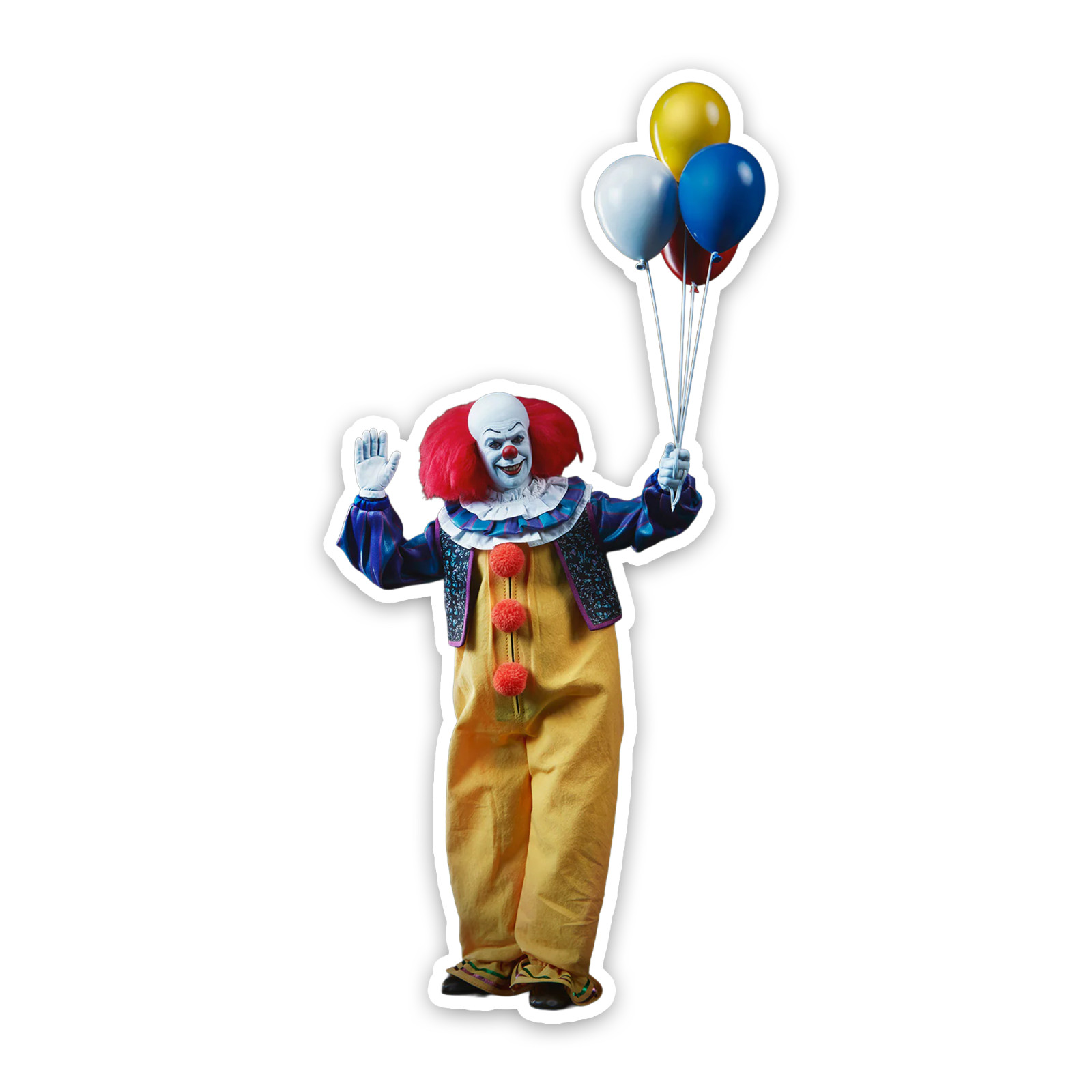 Pennywise 4 inch Scary Vinyl Decal Stephen Kings IT