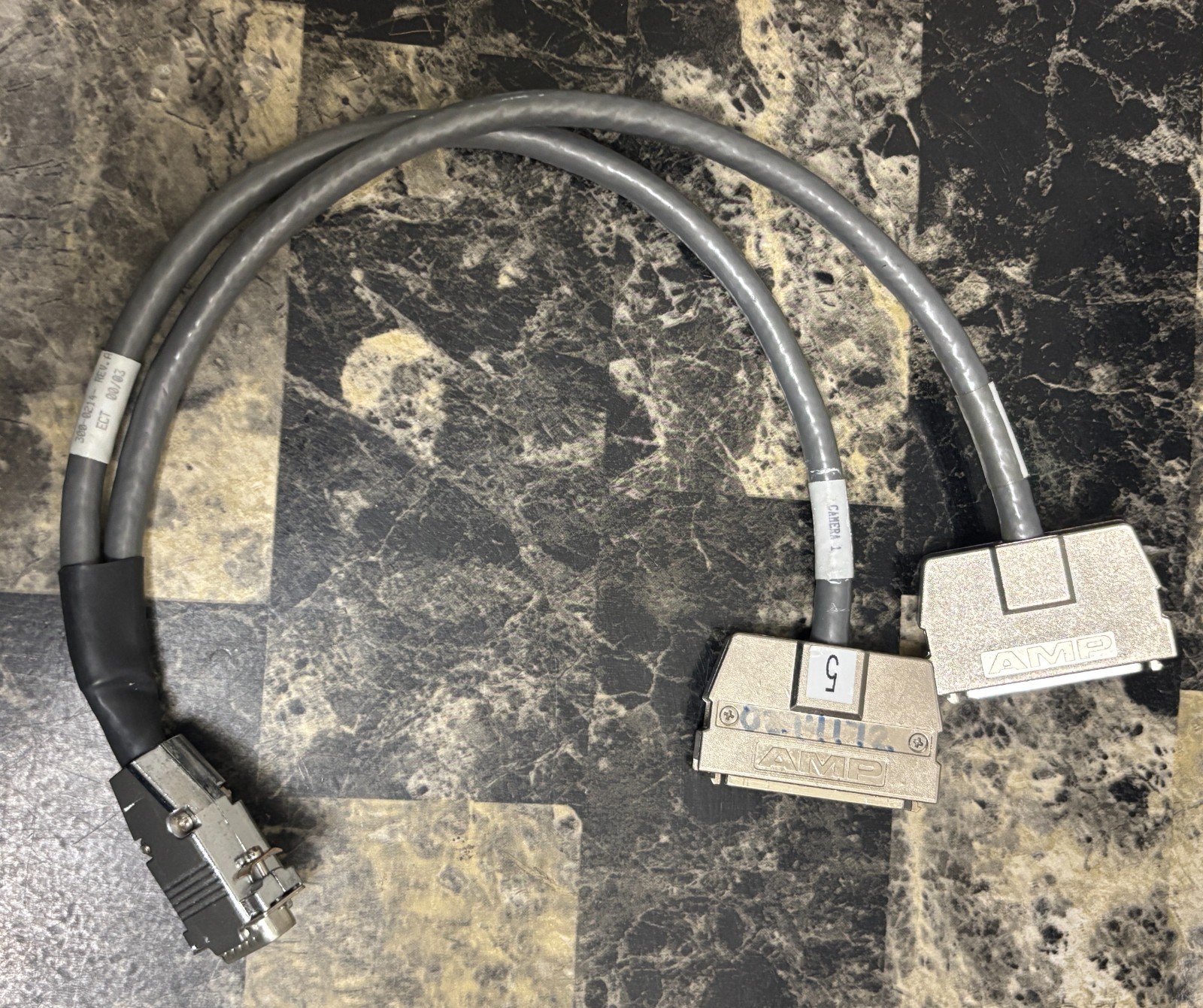 Cognex 300-0214 Rev-A Split Camera Cable 14" Length B