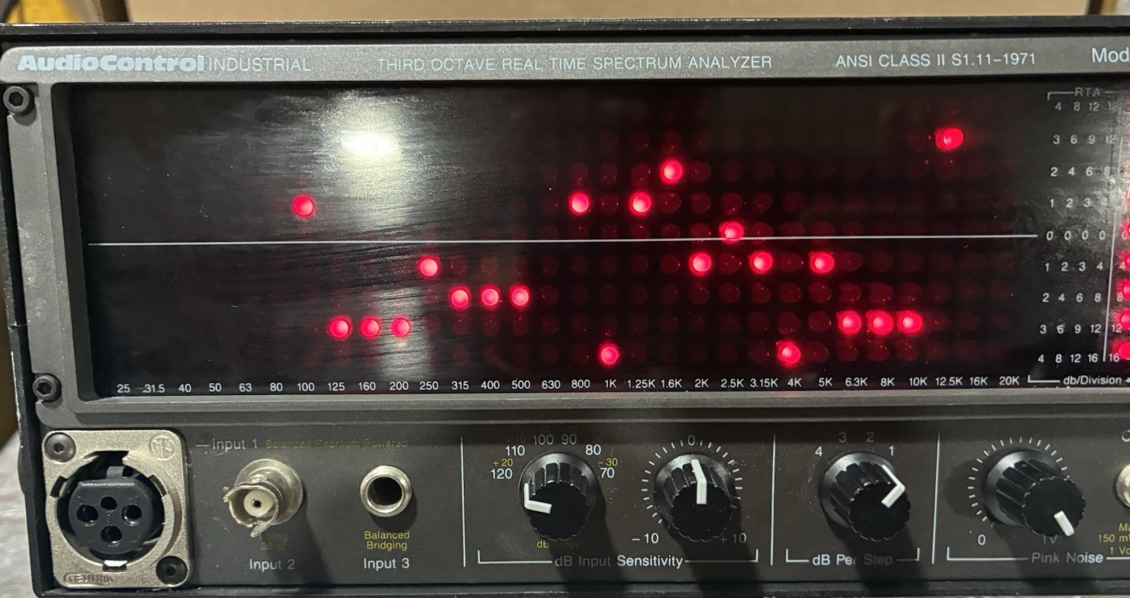 Audio Control Industries SA-3050 Third Octave Real Time Spectrum Analyzer
