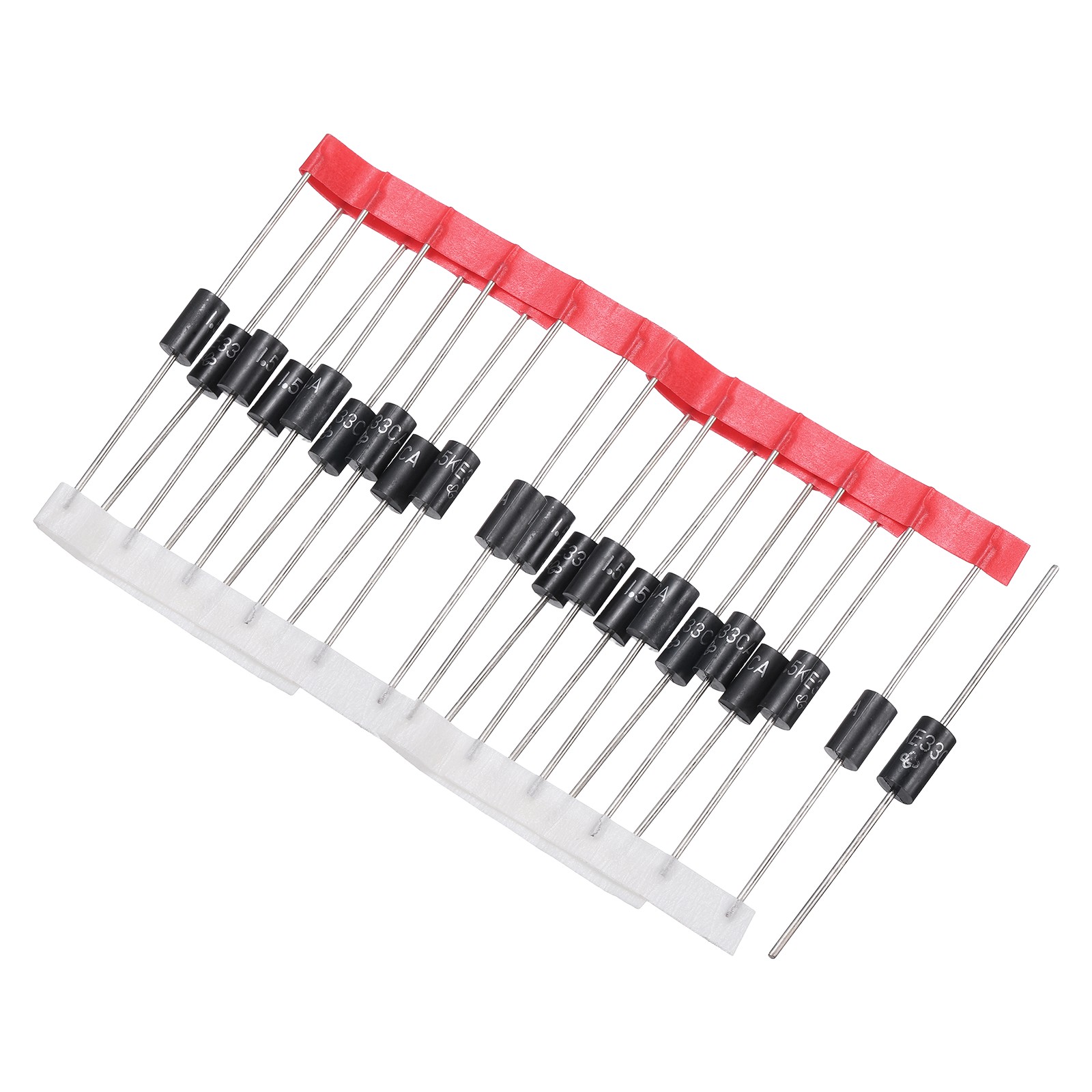 20Pcs Transient Suppression Diodes 1.5KE33CA DO-201AD Bidirectional Channel