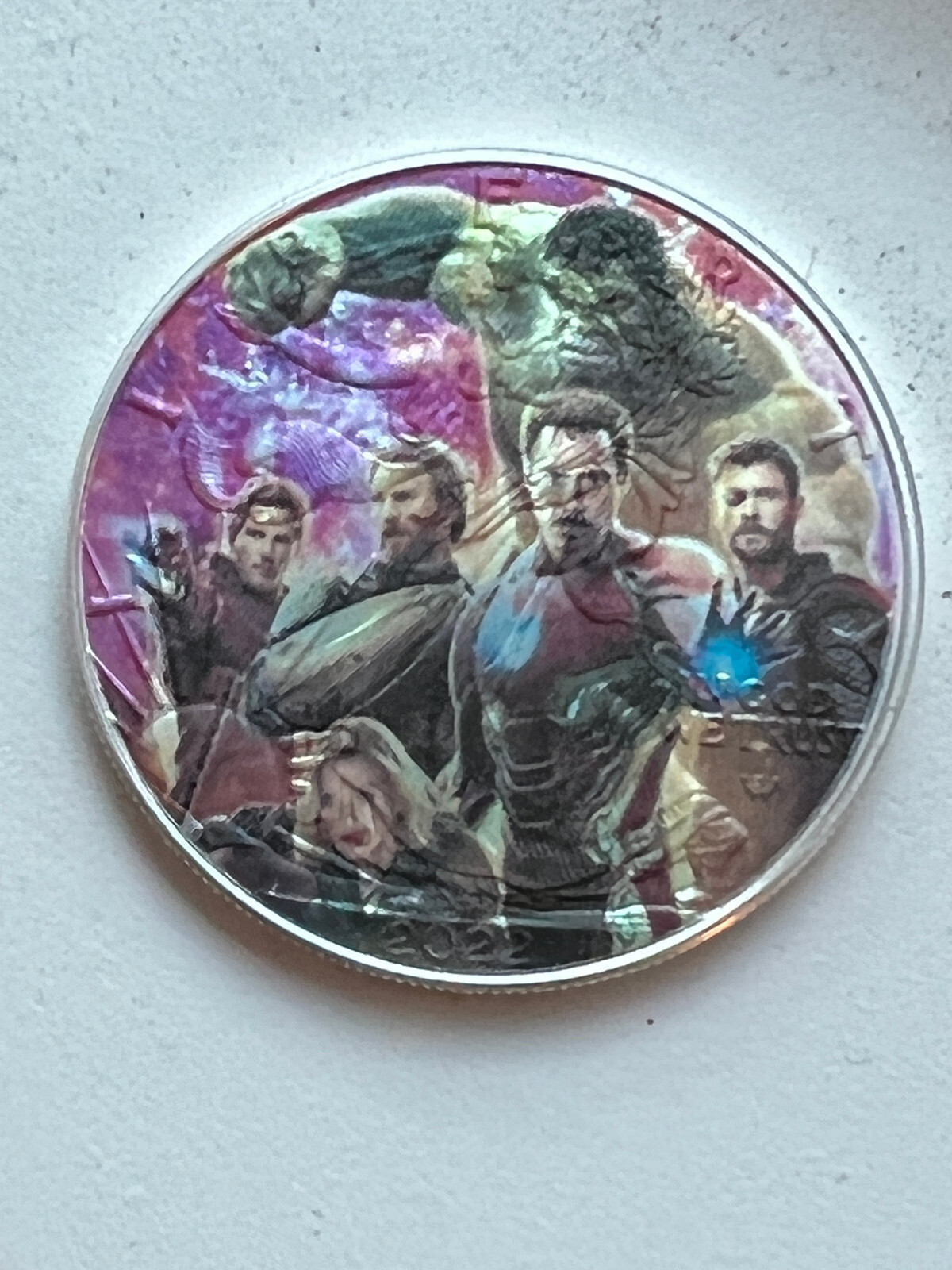 Avengers Hulk Infinity War - American Silver Eagle 1oz .999 Silver Dollar Coin