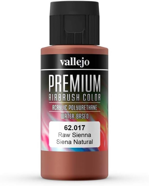 Vallejo Paint Premium Raw Sienna  2 Ounces Free Shipping