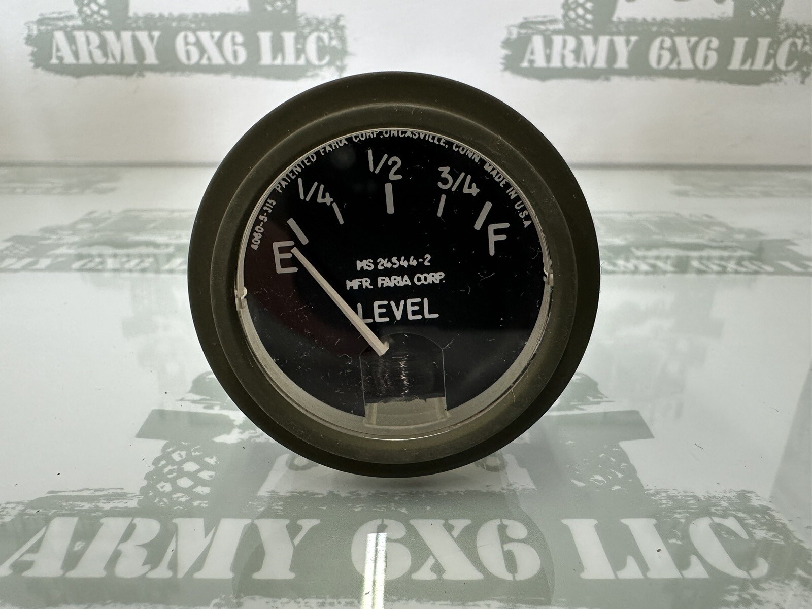Fuel Guage Made In USA M35a2 M809 M939 Ms24544-2 M923a2 M931 M35a3  Hmmwv 24v