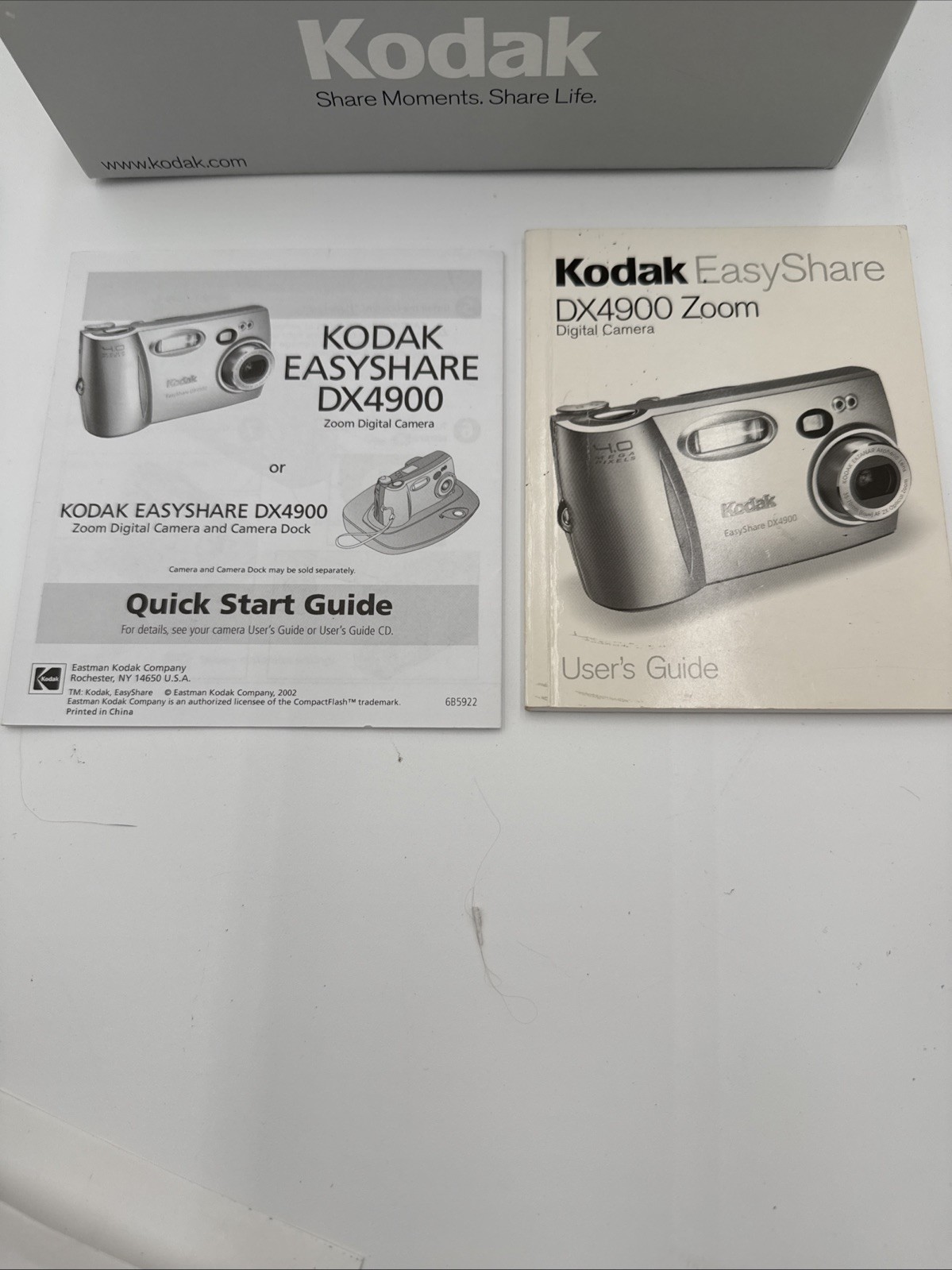 Kodak EasyShare DX4900 Camera Software, Accessories, Guides, tested and working