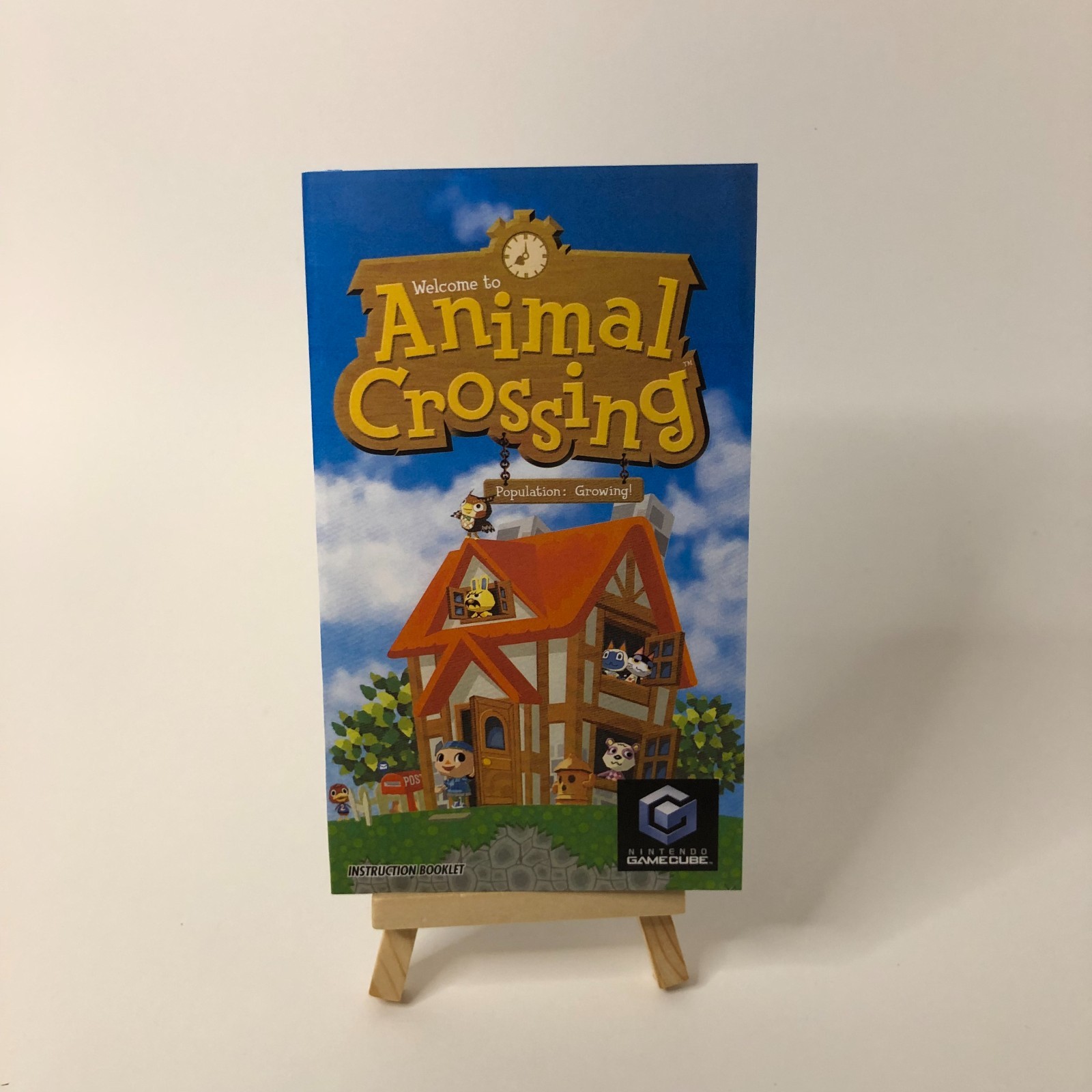 Replacement Manual for Animal Crossing Nintendo GameCube