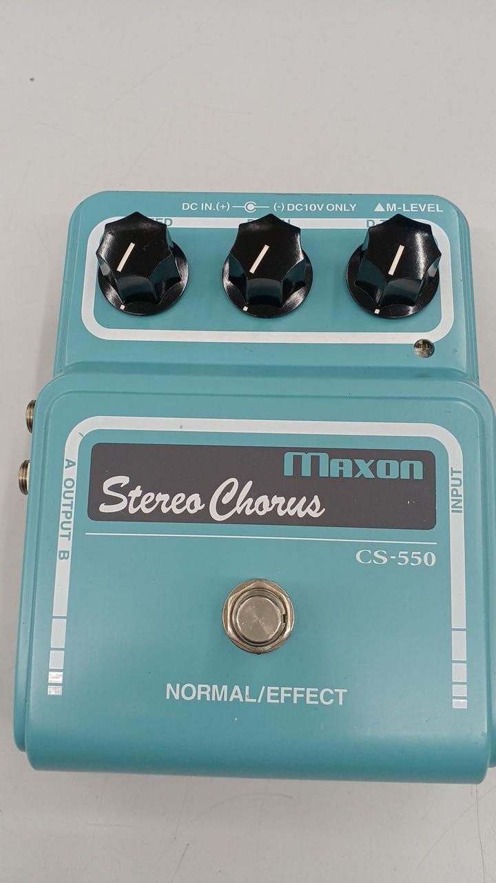 Maxon CS-550 Chorus Effects Pedal Tested & Works 68082