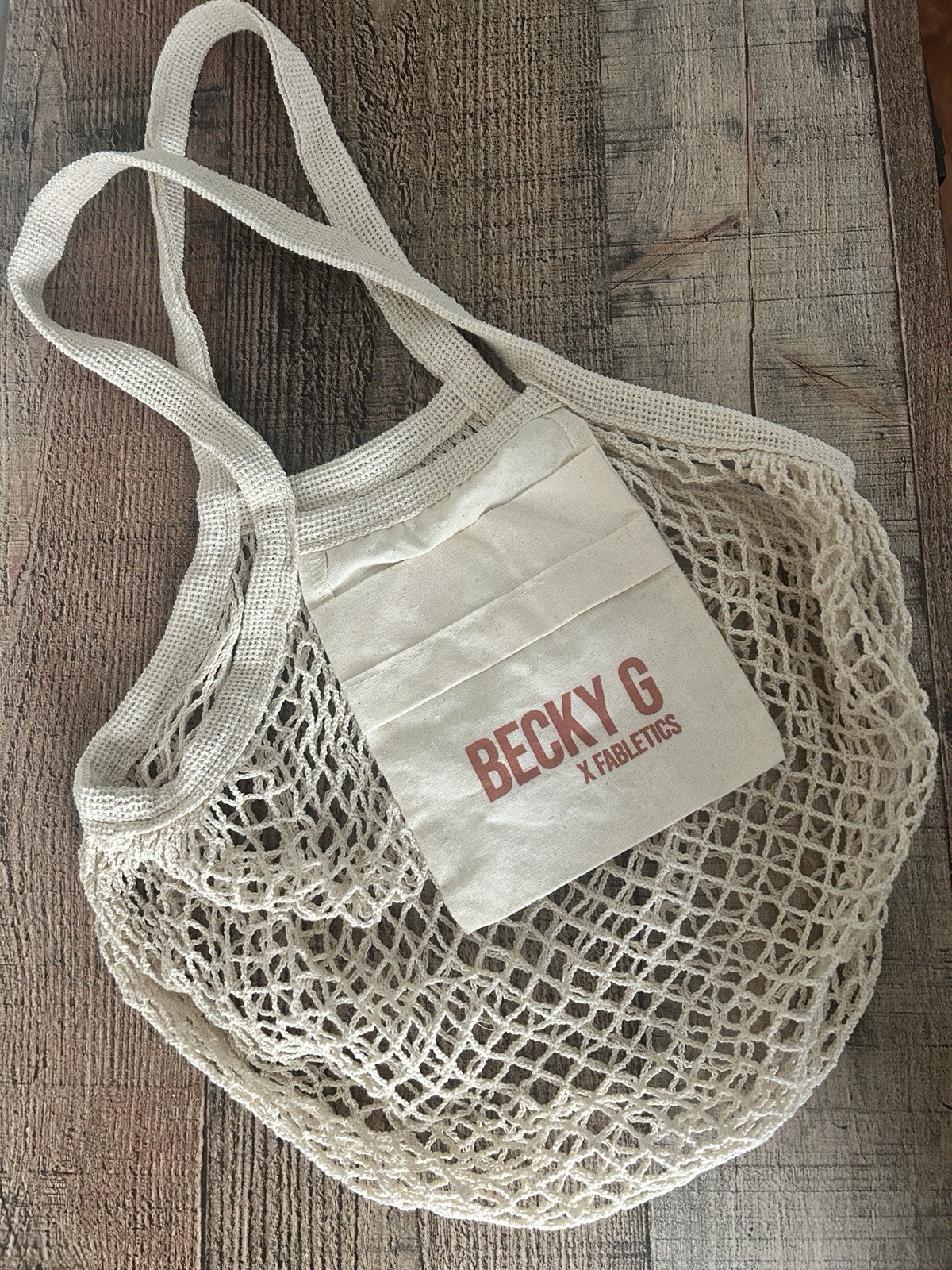 Becky G x Fabletics Summer Swim Net Tote  - New