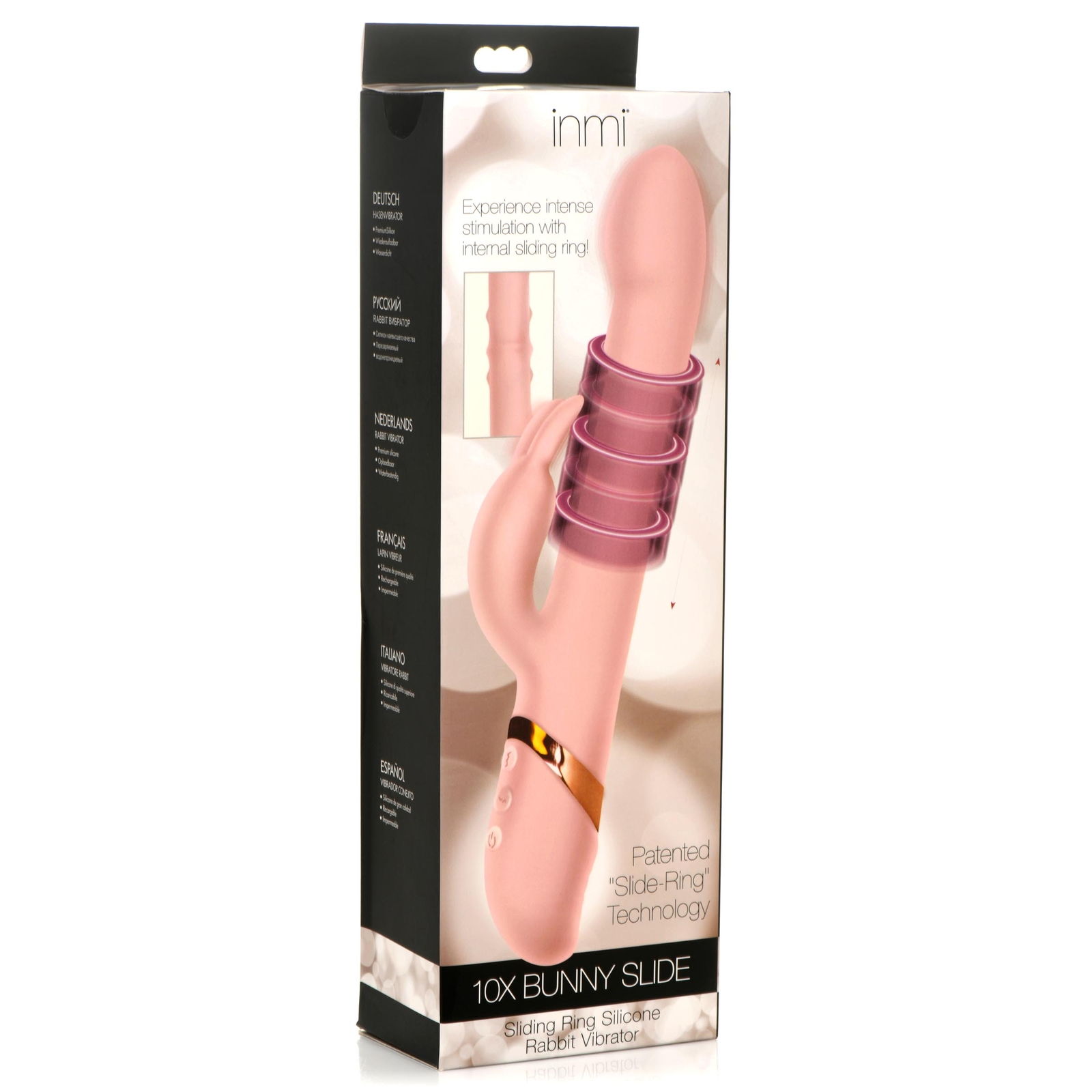 Waterproof Rechargeable Rabbit Stimulator Multi-function Silicone Vibrator