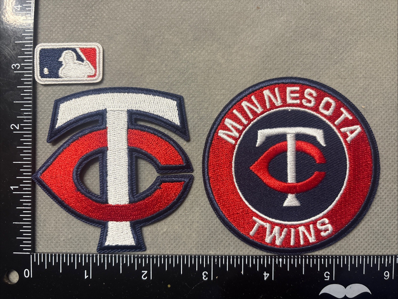 MINNESOTA TWINS LOT SET OF 3 MLB BASEBALL IRON ON PATCHES