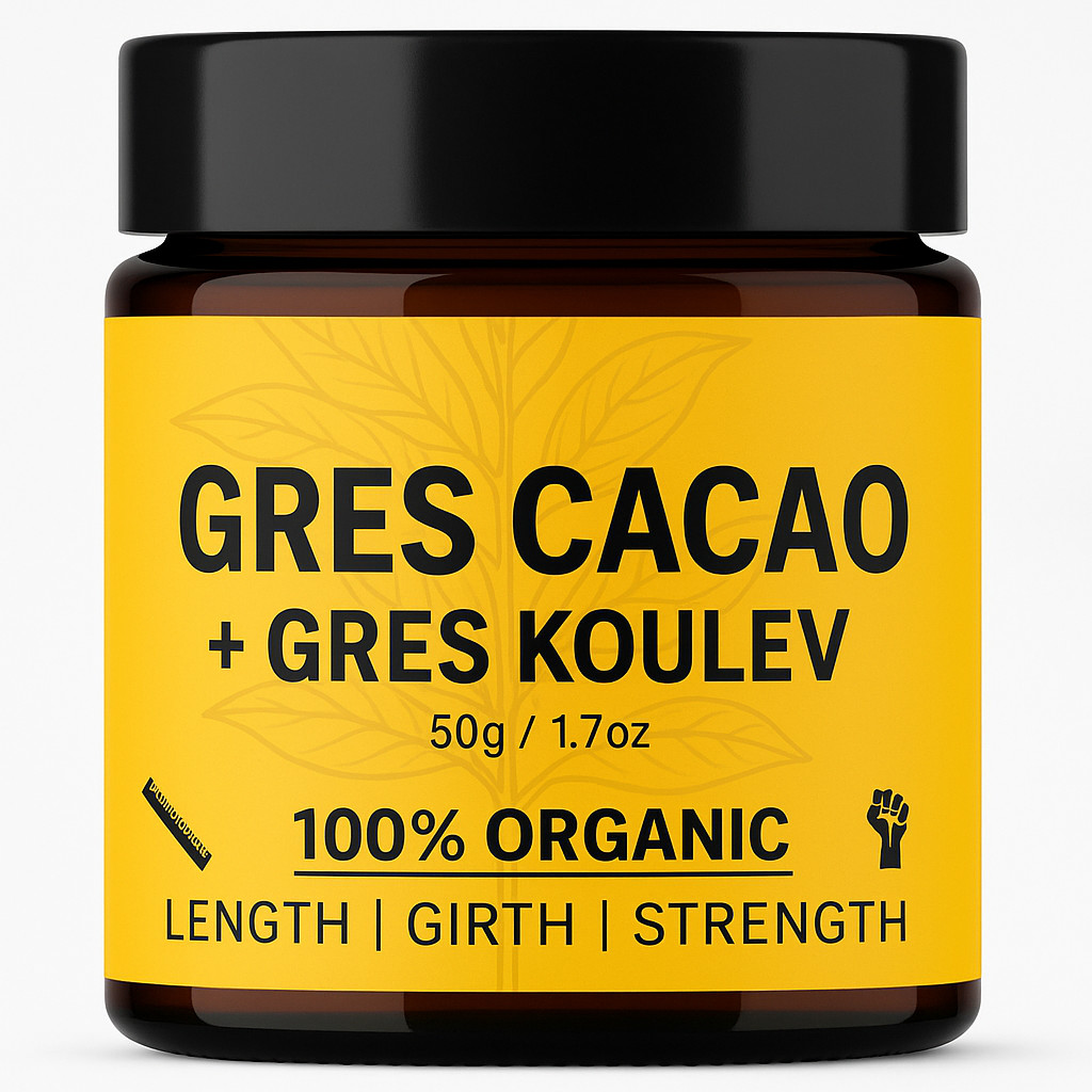 Gres Cacao Cream For Men, Gres Cacao Oil, Natural and Organic Formula For Male