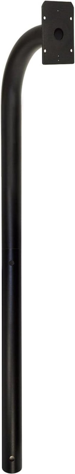 Keypad Mounting Post Security Gate Aluminum Black Weatherproof 22 Inches