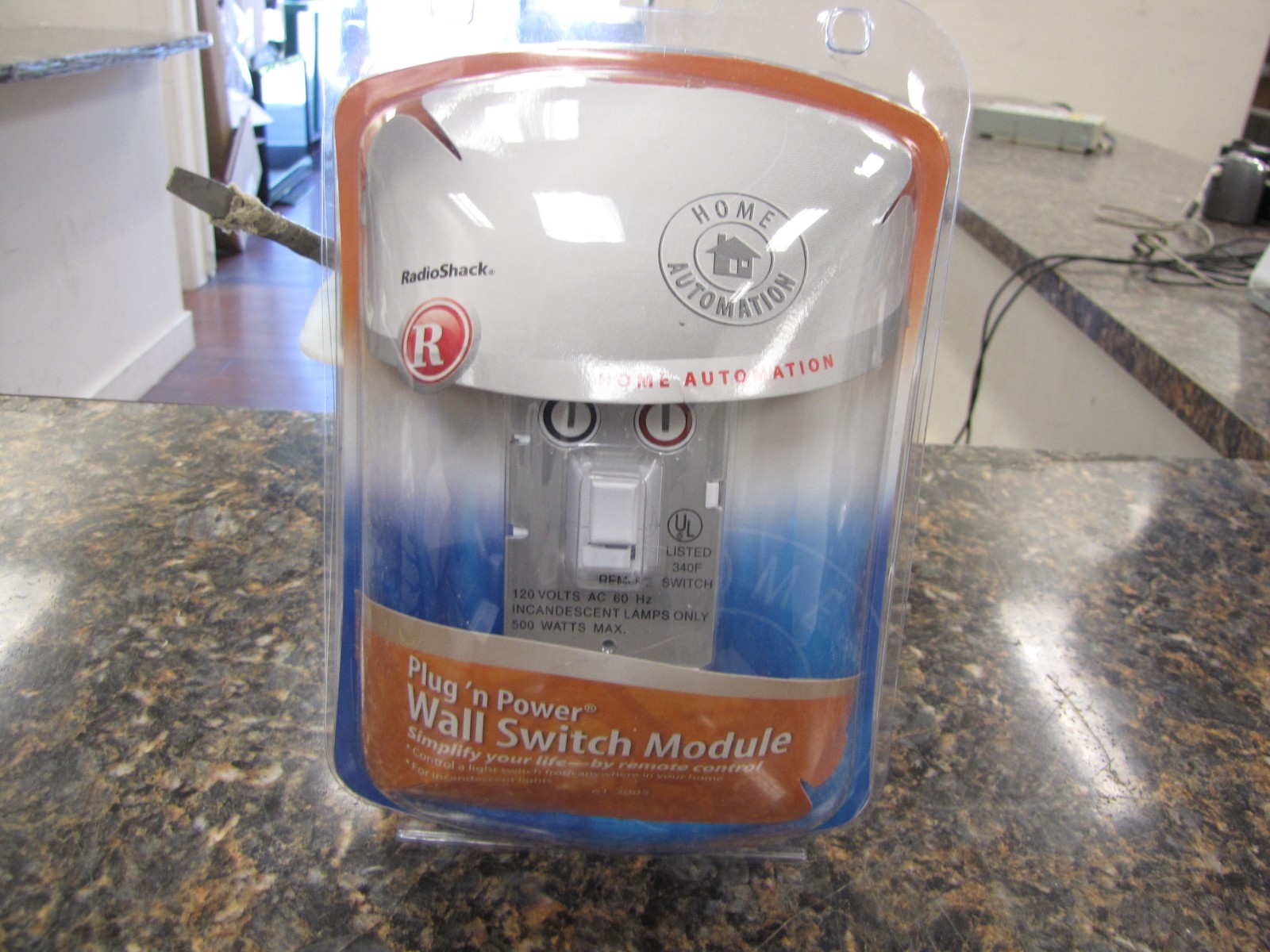 RadioShack 61-3005 Wall Switch Module Remote Controlled - New Sealed