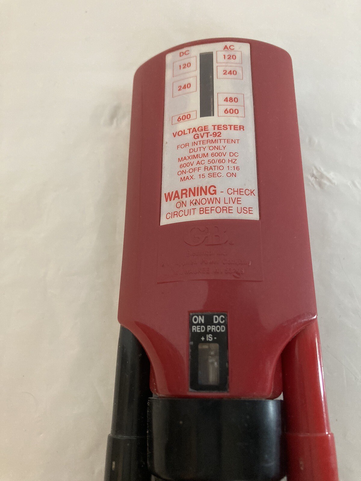 Vintage GB Voltage Tester Works