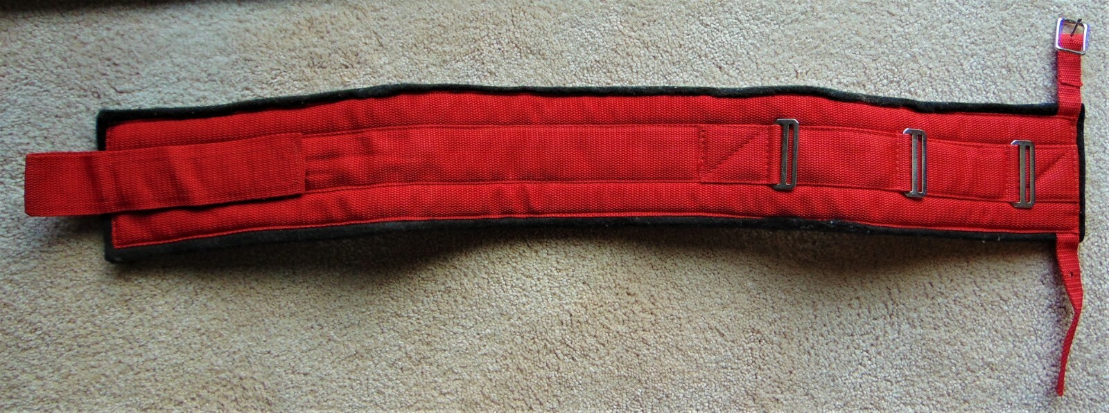 HORSE TACK ~ 35 1/2” WESTERN GIRTH TYPE STRAP ~ 3/4" THICK  WOOL LINED ~ NEW