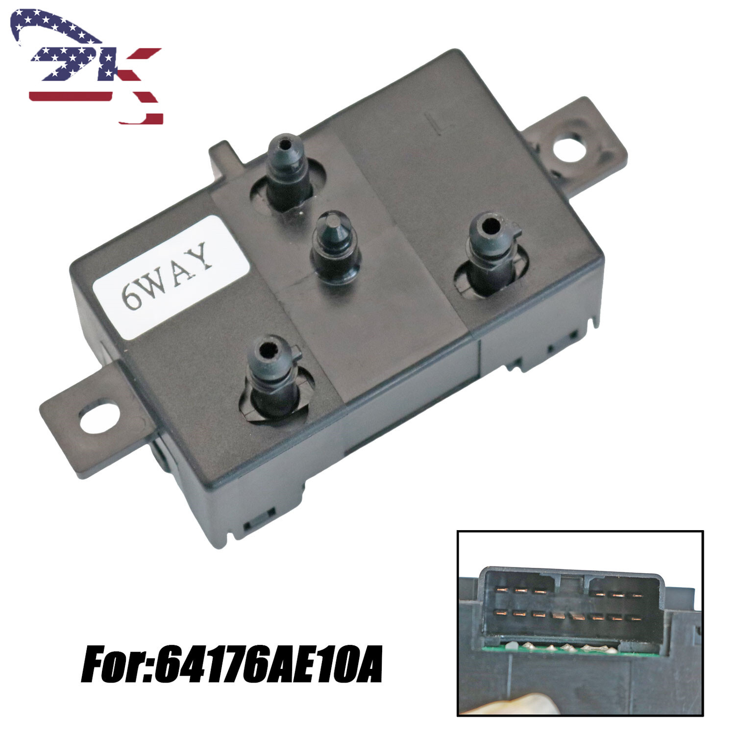 NEW Driver Side Power Seat Switch For 2001-2009 Subaru Legacy Outback 64176AE10A