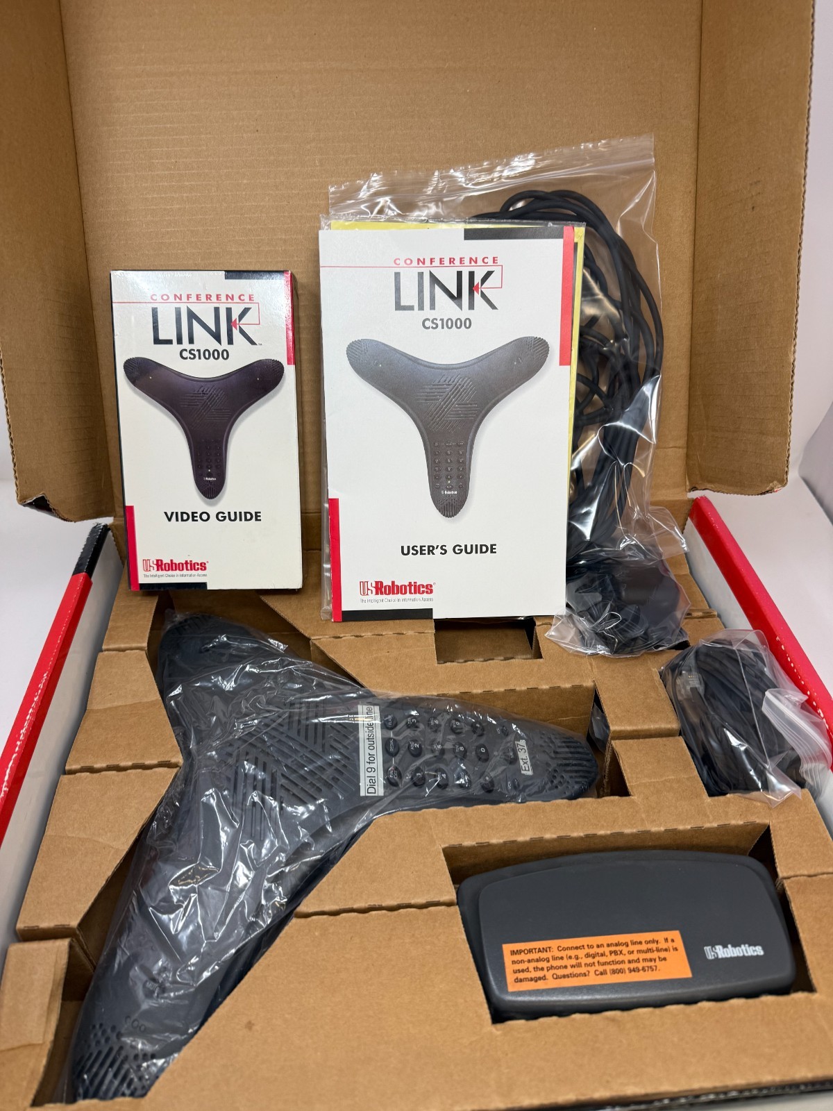 USRobotics Conference Link CS1000 Speakerphone – New in Open Box