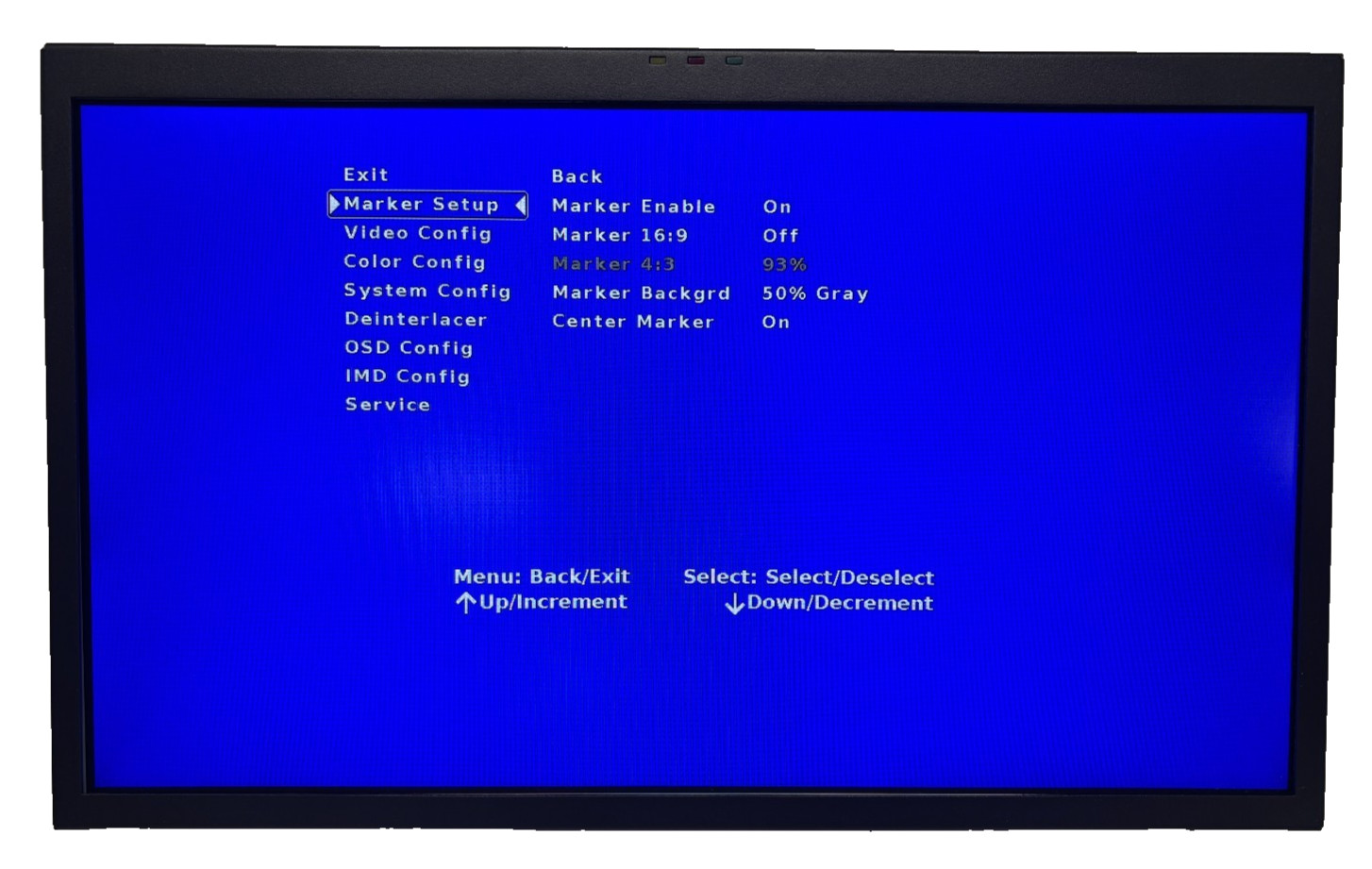 Marshall Electronics V-R185-IMD-DT,  18.5" Monitor w/Power Supply - Good Cond
