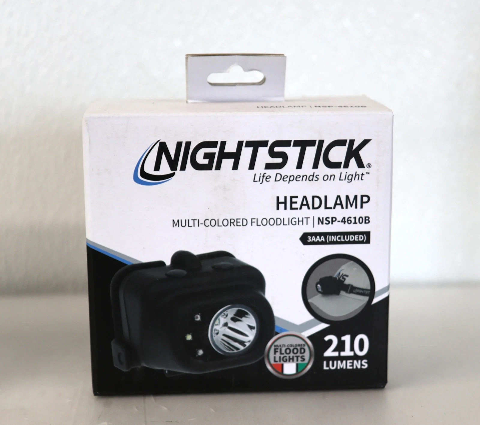 Nightstick NSP4610B Multi-Function Headlamp 150/80/100/9/18 Lumens AAA LED Black
