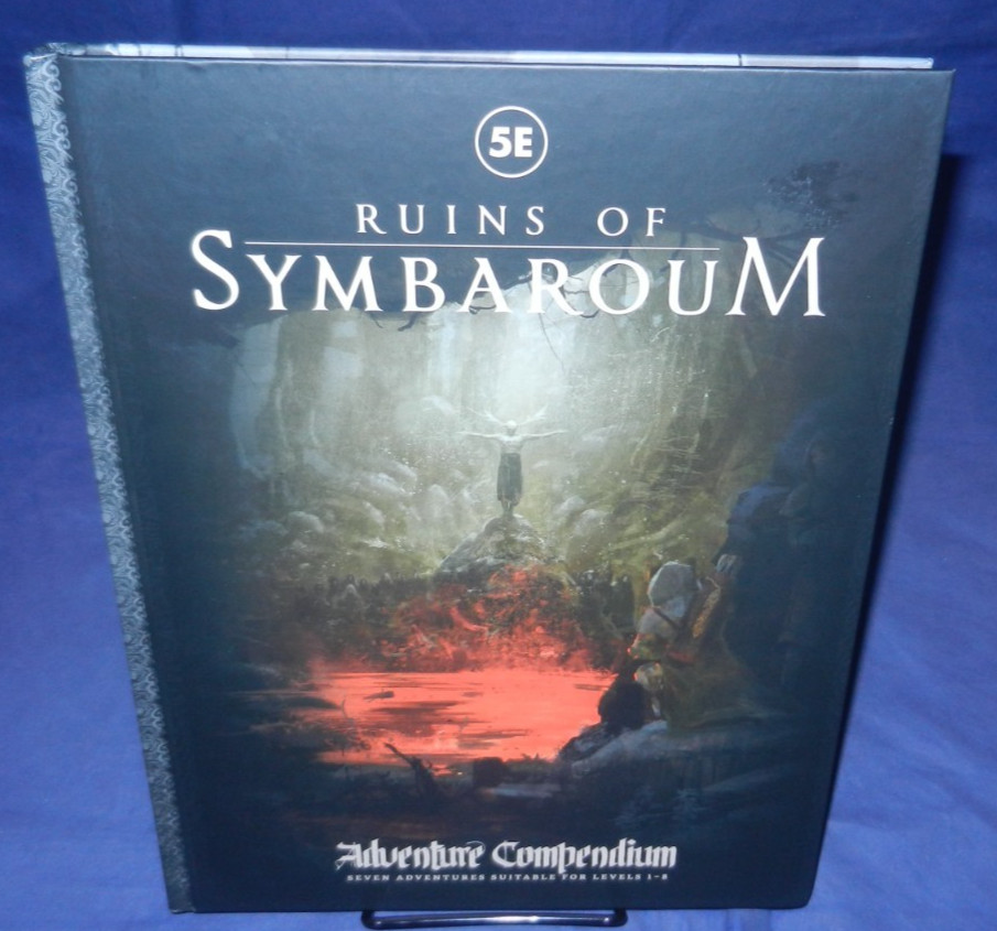 5E Ruins of Symbaroum Adventure Compendium, 7 Adventures Levels 1-8, VG, Free SH