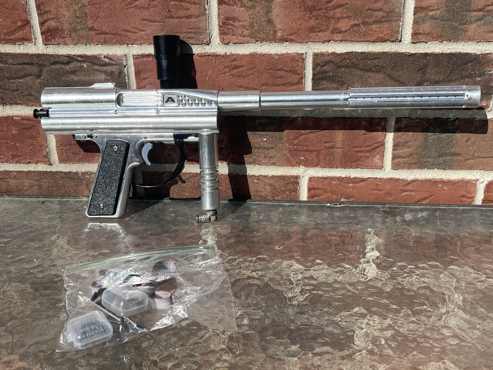 Used Untested Sold AS-IS WDP Angel LED Paintball Gun W/ ENoch Board
