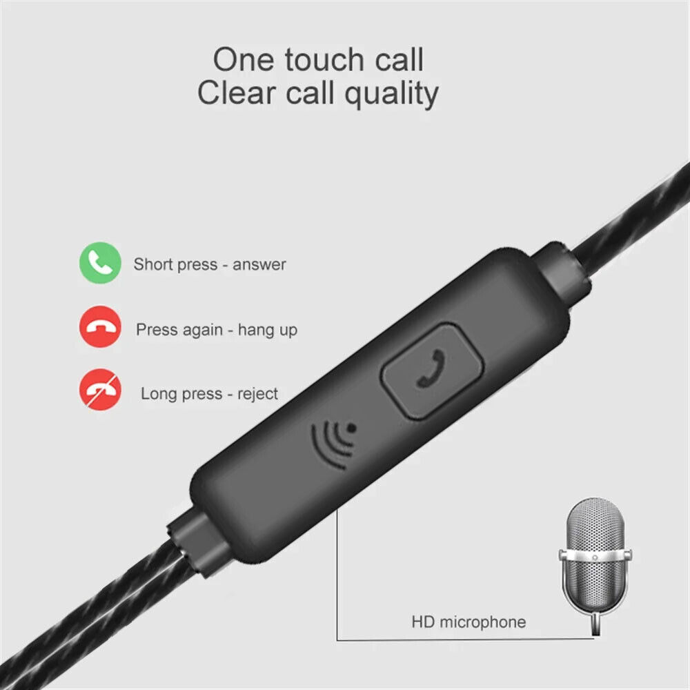 Earphones In Ear Headphones With Microphone 3.5mm Wired Earbuds For phone