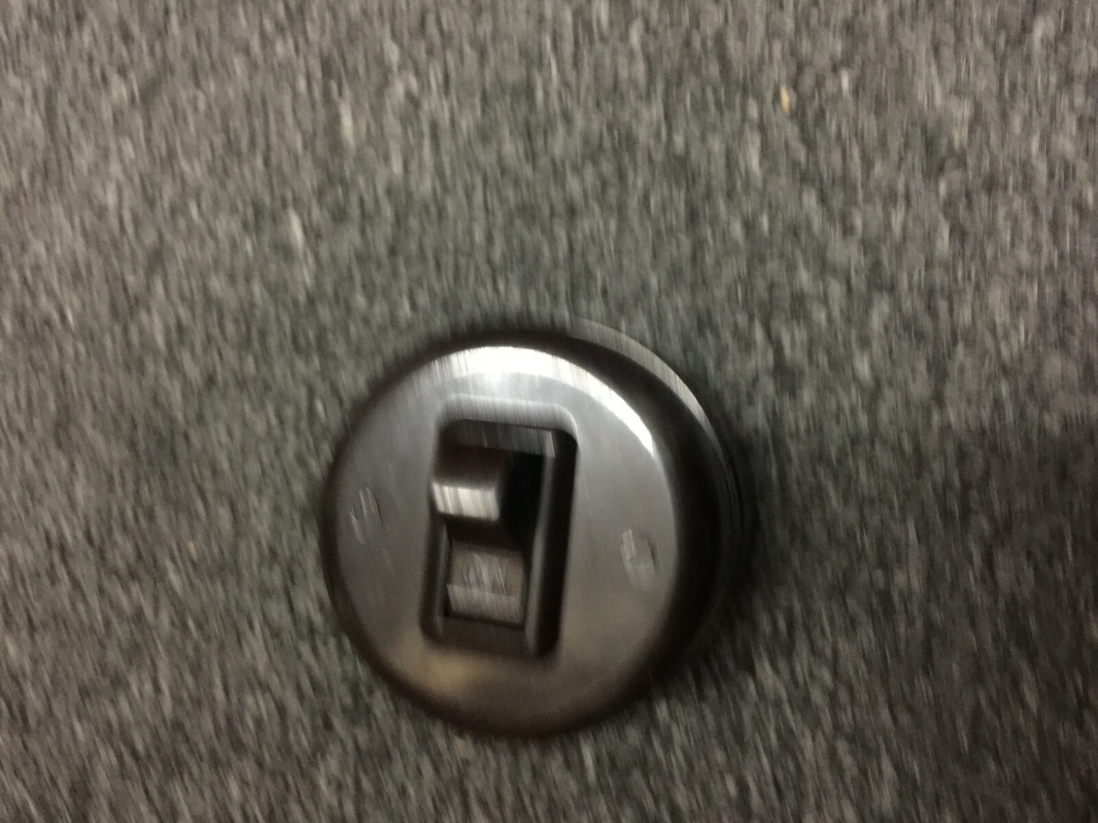 Vintage Leviton Brown Bakelite Round - Single-Pole Switch -