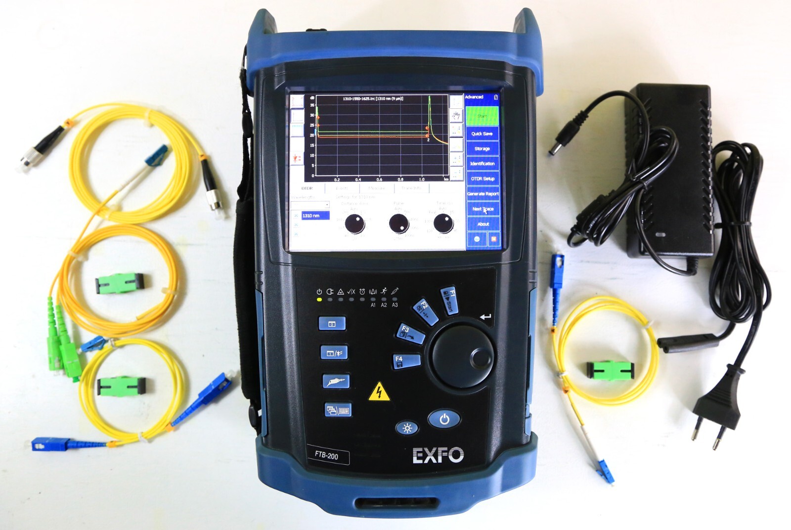 EXFO OTDR FTB-200-V2, EXFO FTB-7300D-234B-EI, 1310/1550/1625nm, 38/37/35 db