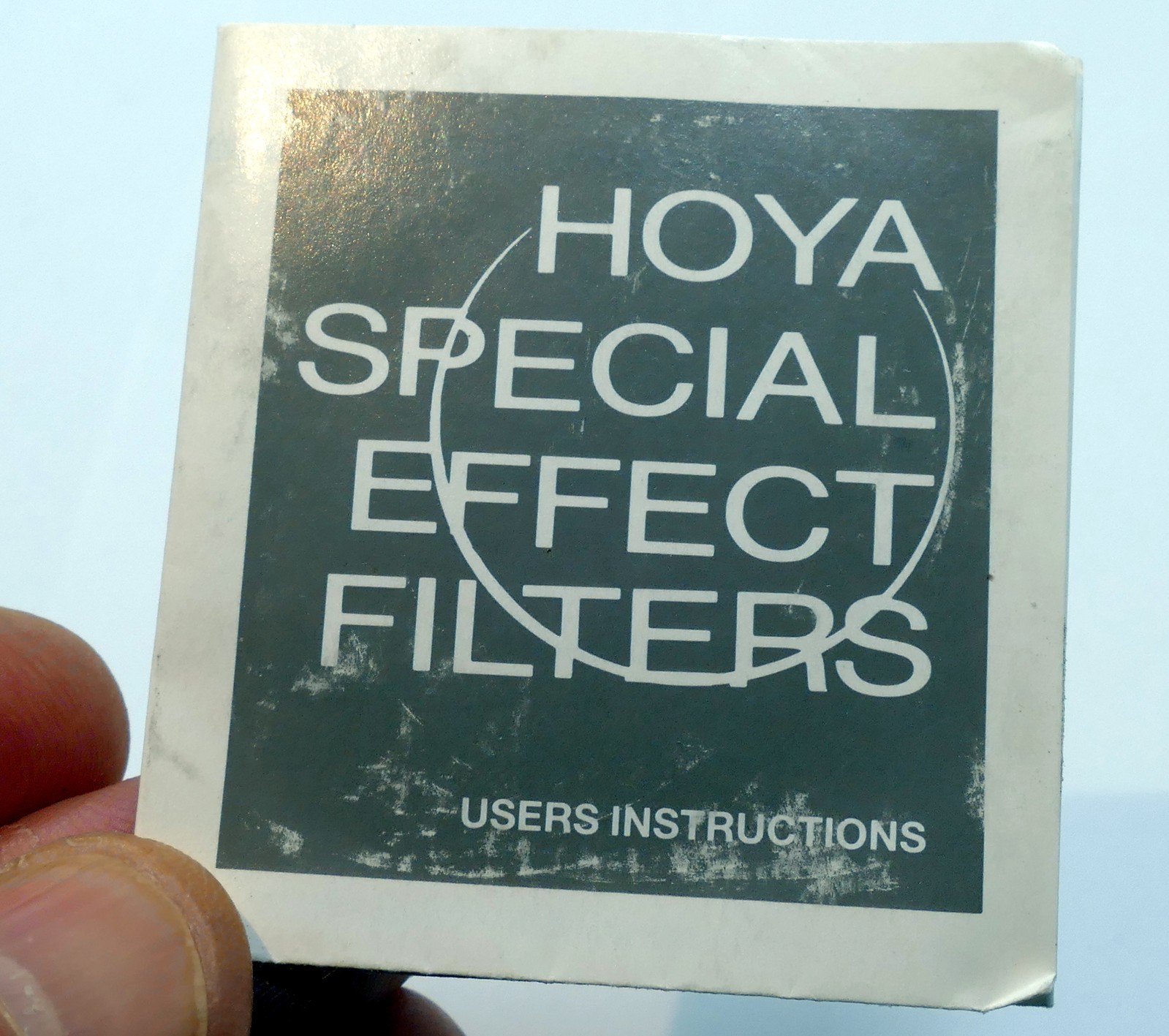 HOYA Special Effect Filter Brochure Card - for 35mm photography 1970's