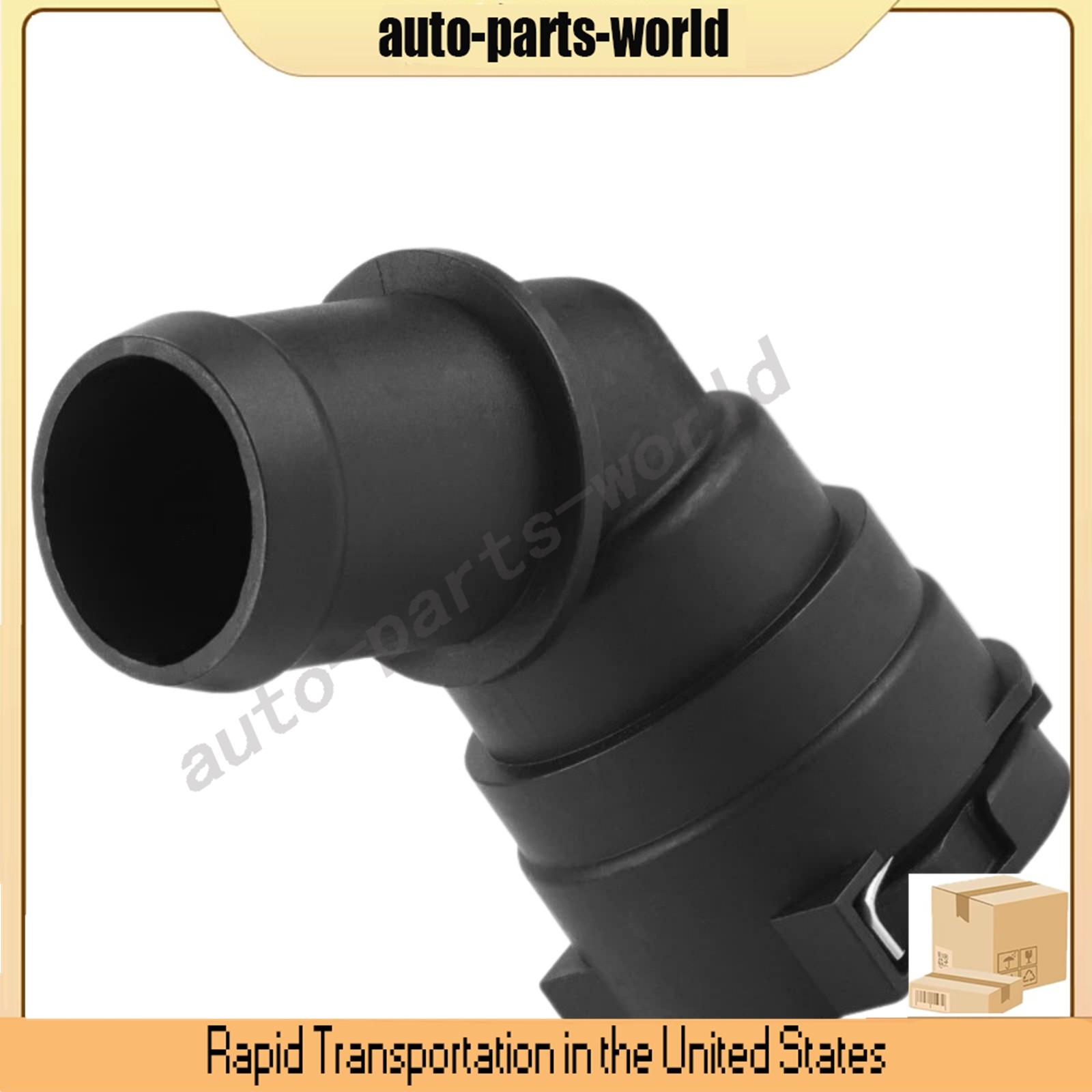 For 03-12 Honda Accord Engine Coolant Hose Connector 19503-RAA-A01 Cooling