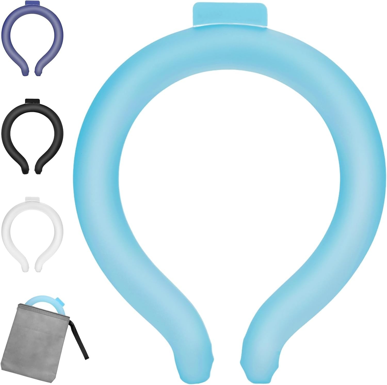 Reusable Neck Cooling Tube in Refreshing Blue - The Ultimate Summer Accessory
