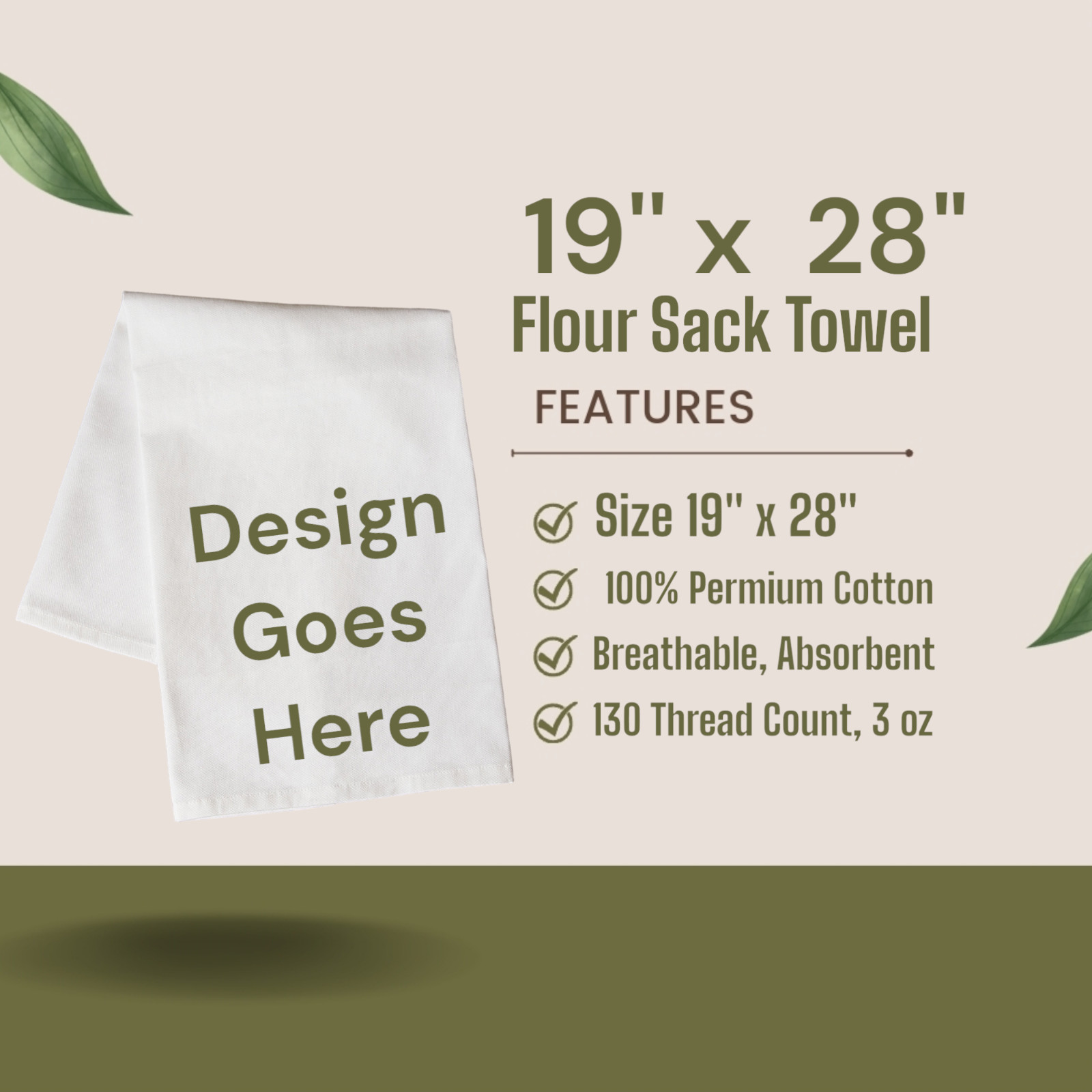 Caffeine Before Chaos Kitchen Floursack Dish Towel