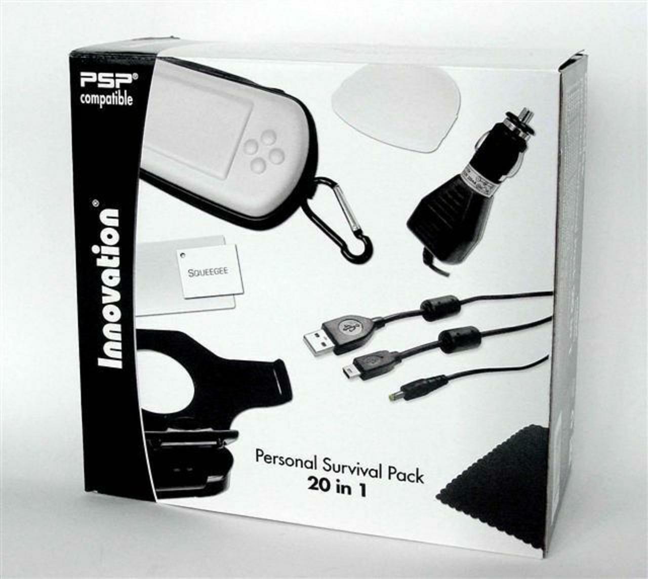 PSP System Game Movie Stand Car Adaptor Carry  Case Data USB Cable Lens Charger
